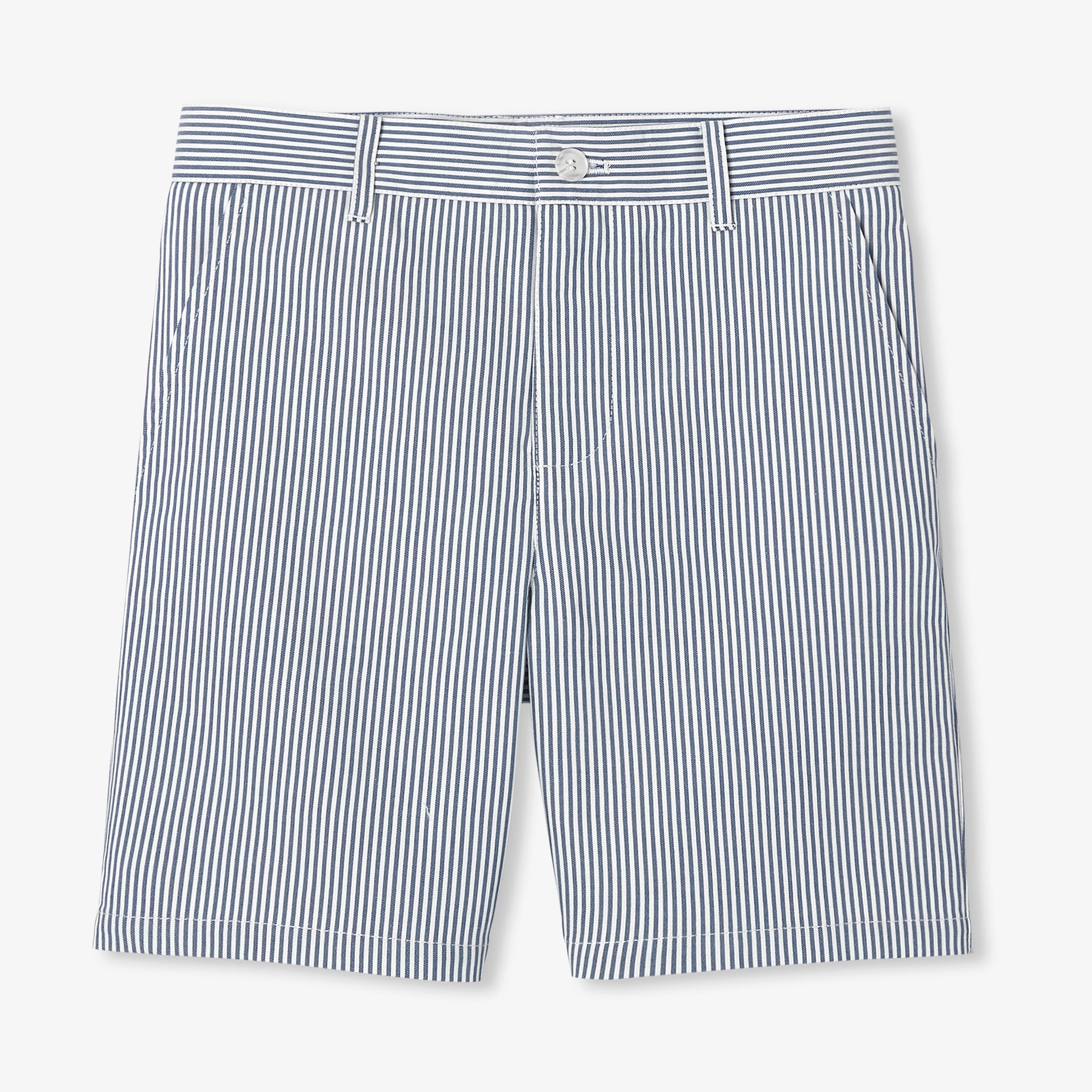 Boys' striped twill Bermuda shorts