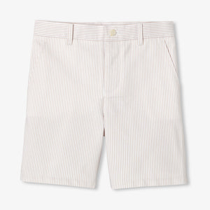 Boys' striped twill Bermuda shorts