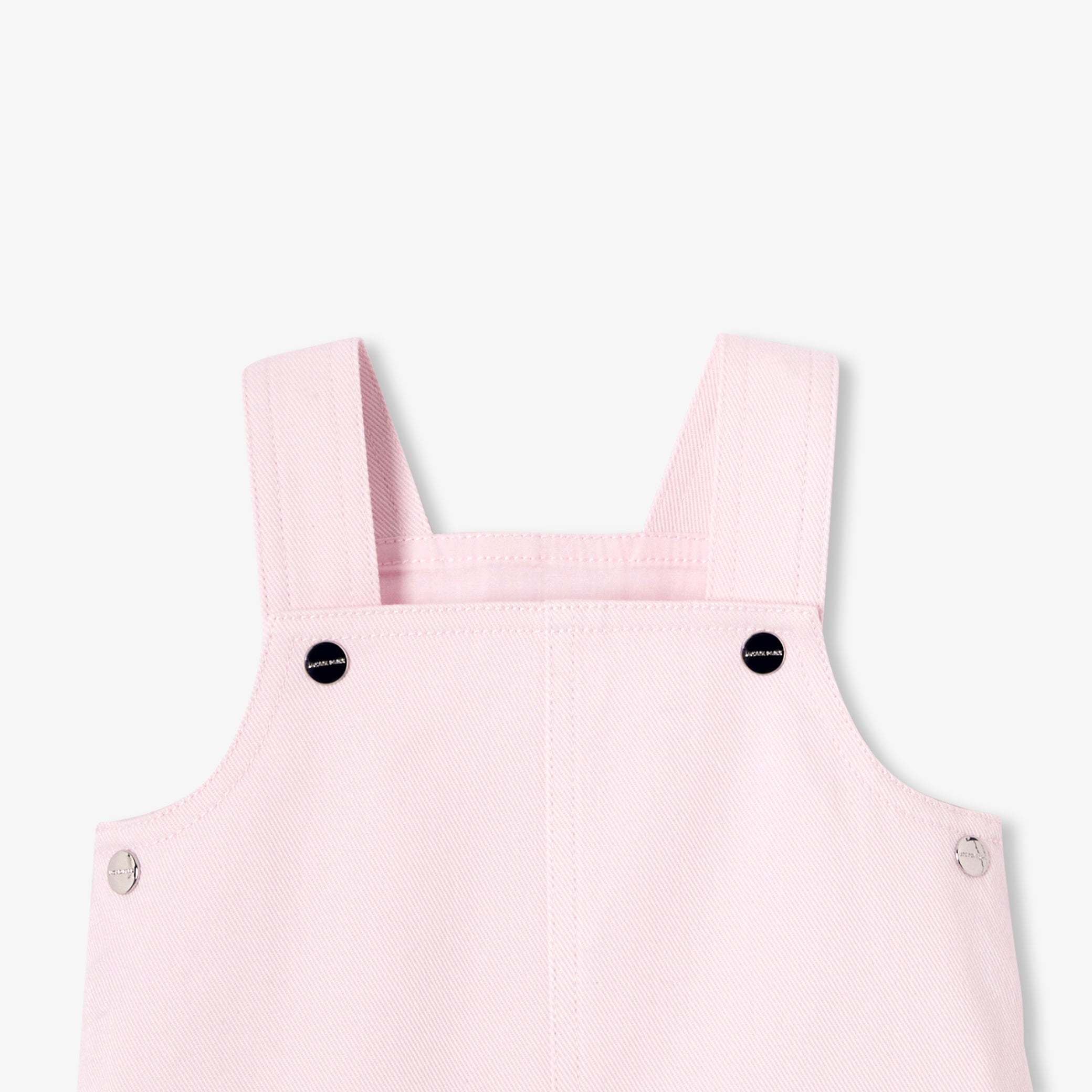 Baby girl twill pinafore dress
