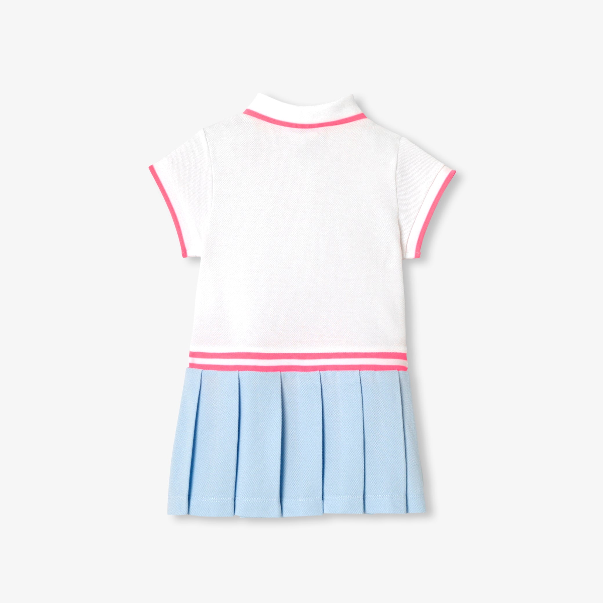 Baby girl polo dress in cotton piquÃ©