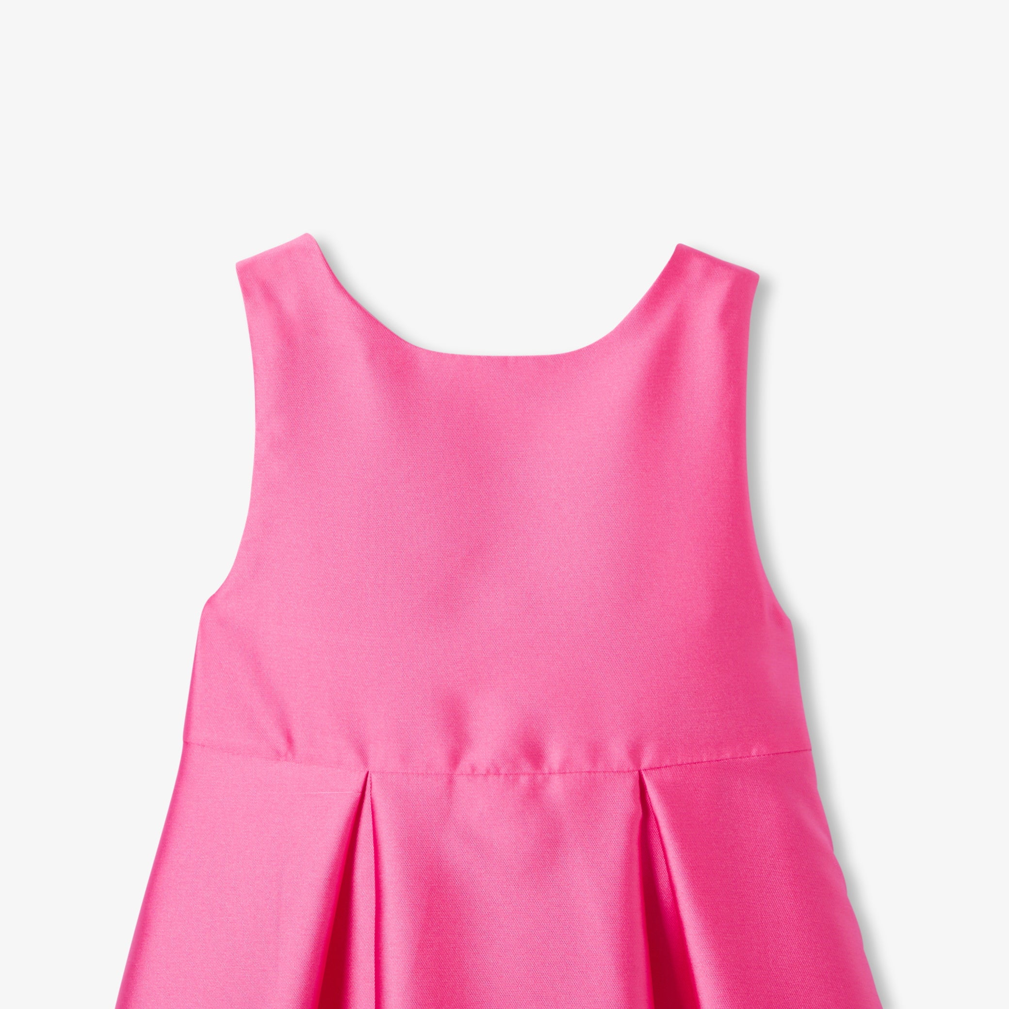 Girls' formal dress in Mikado satin