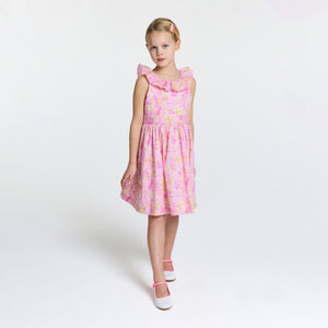 Girls' Liberty fabric formal dress