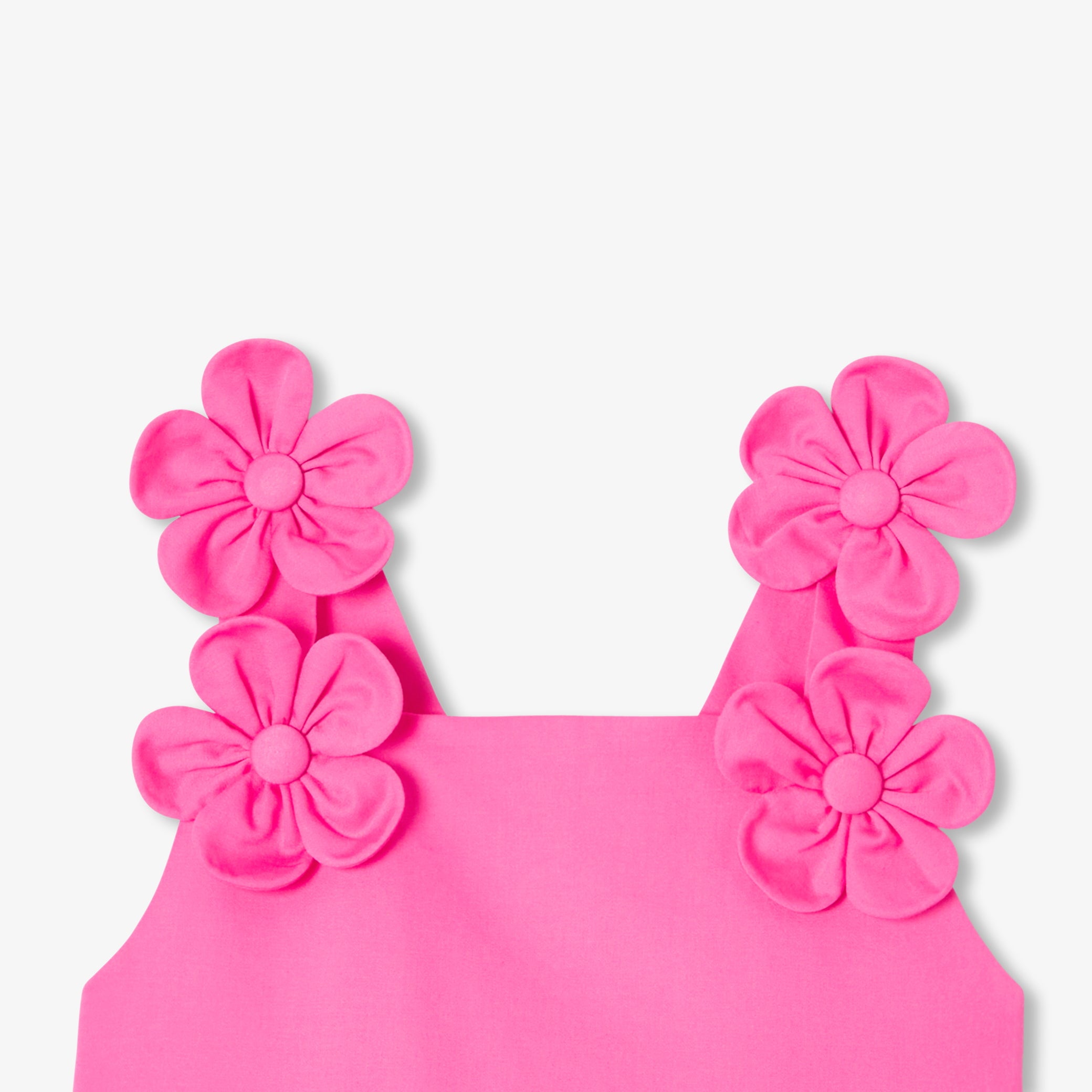 Girls' formal dress in satin