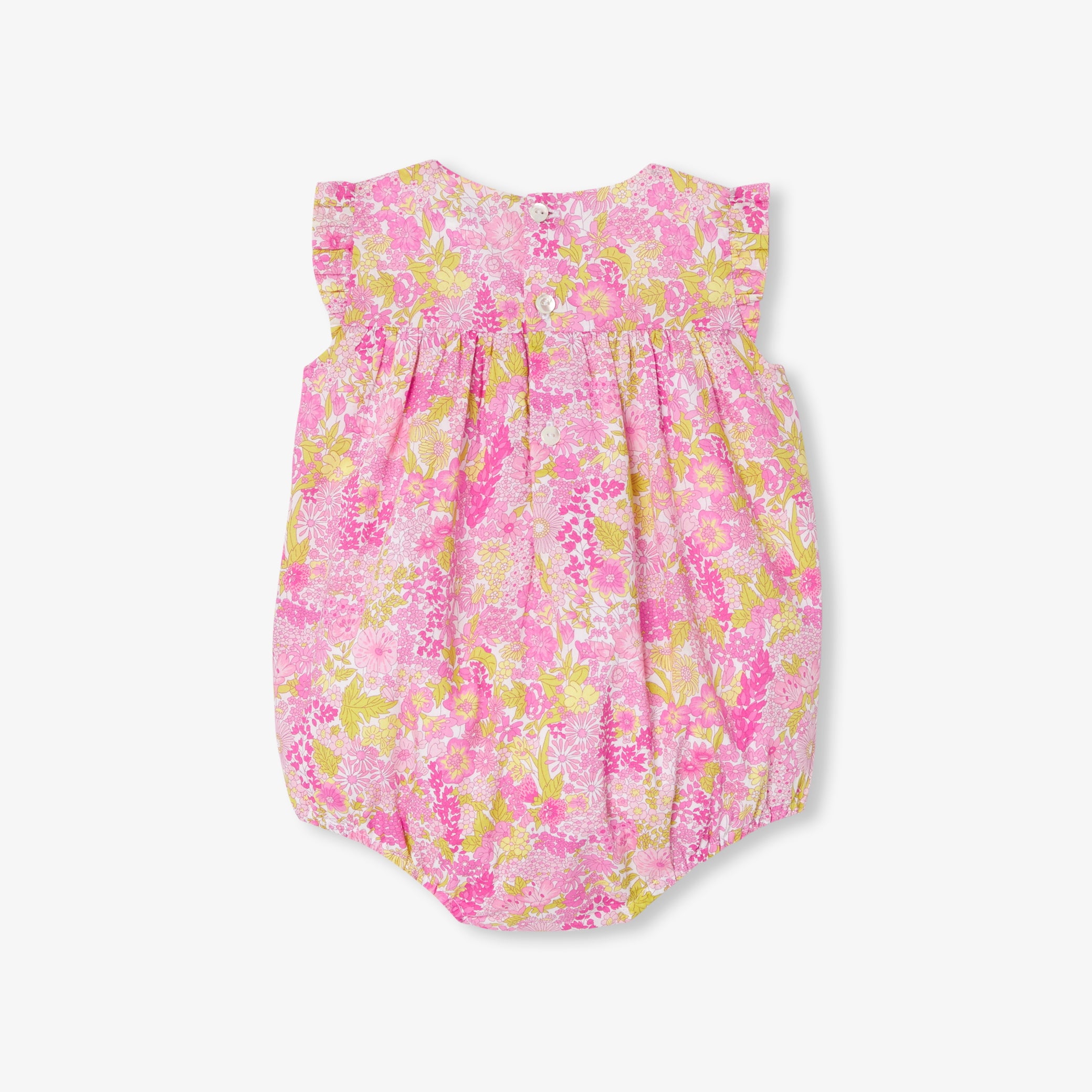 Baby girl romper in Liberty fabric