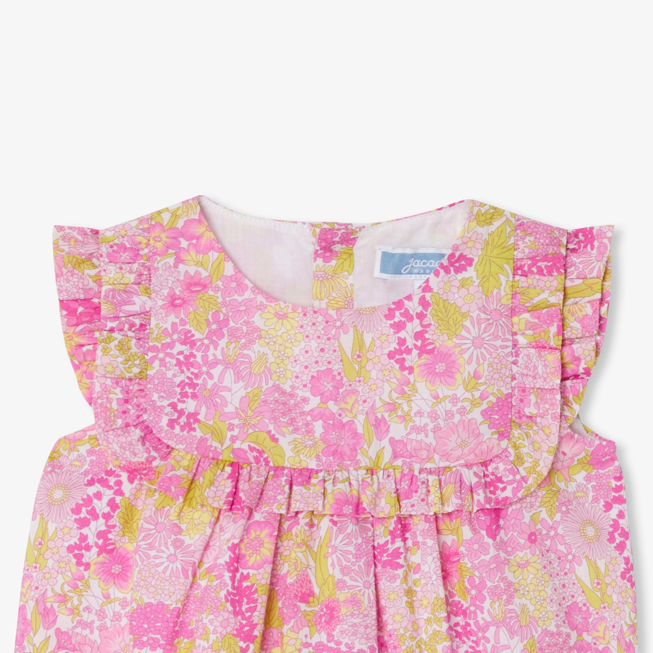 Baby girl romper in Liberty fabric