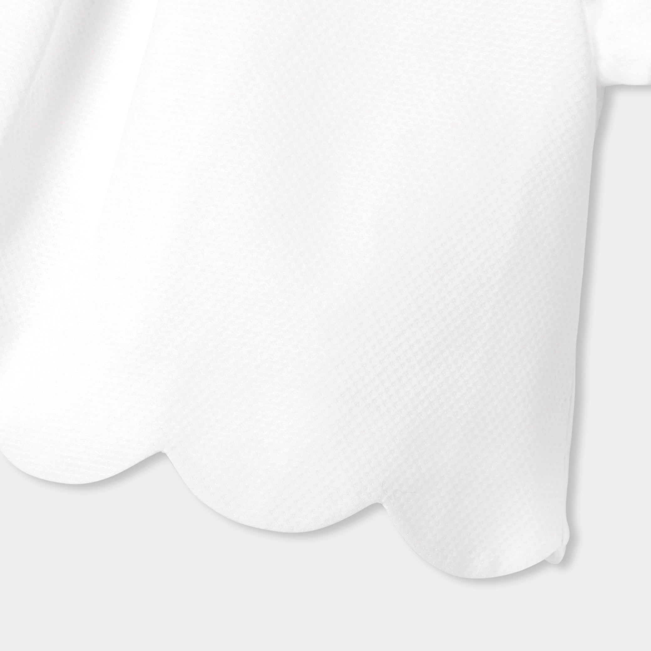 Girls' formal top in honeycomb piquÃ©