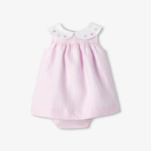 Baby girl dress in linen
