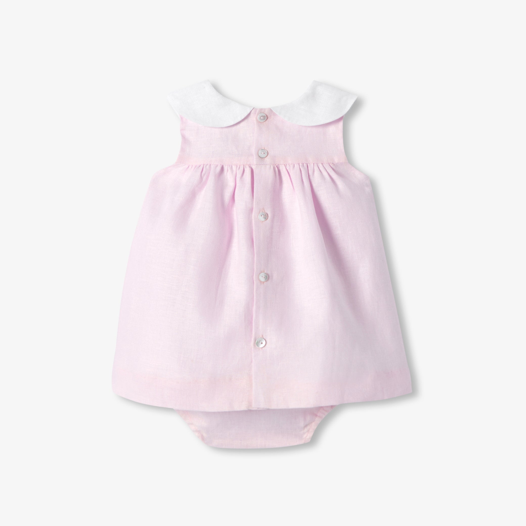 Baby girl dress in linen