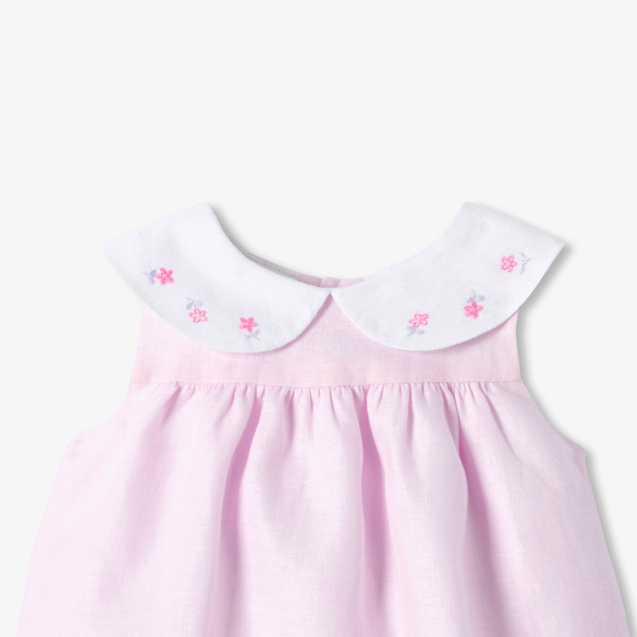 Baby girl dress in linen