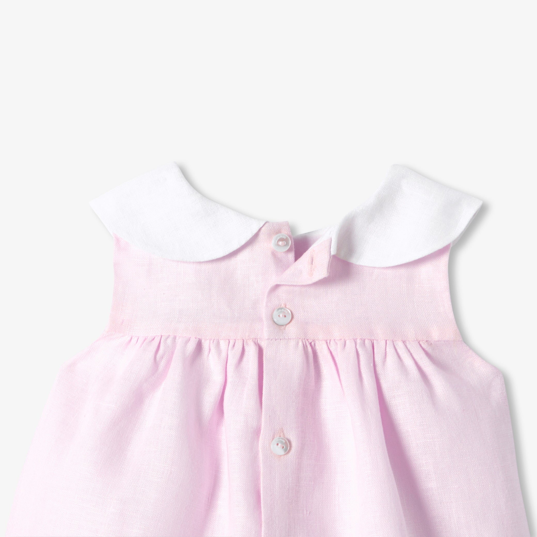 Baby girl dress in linen