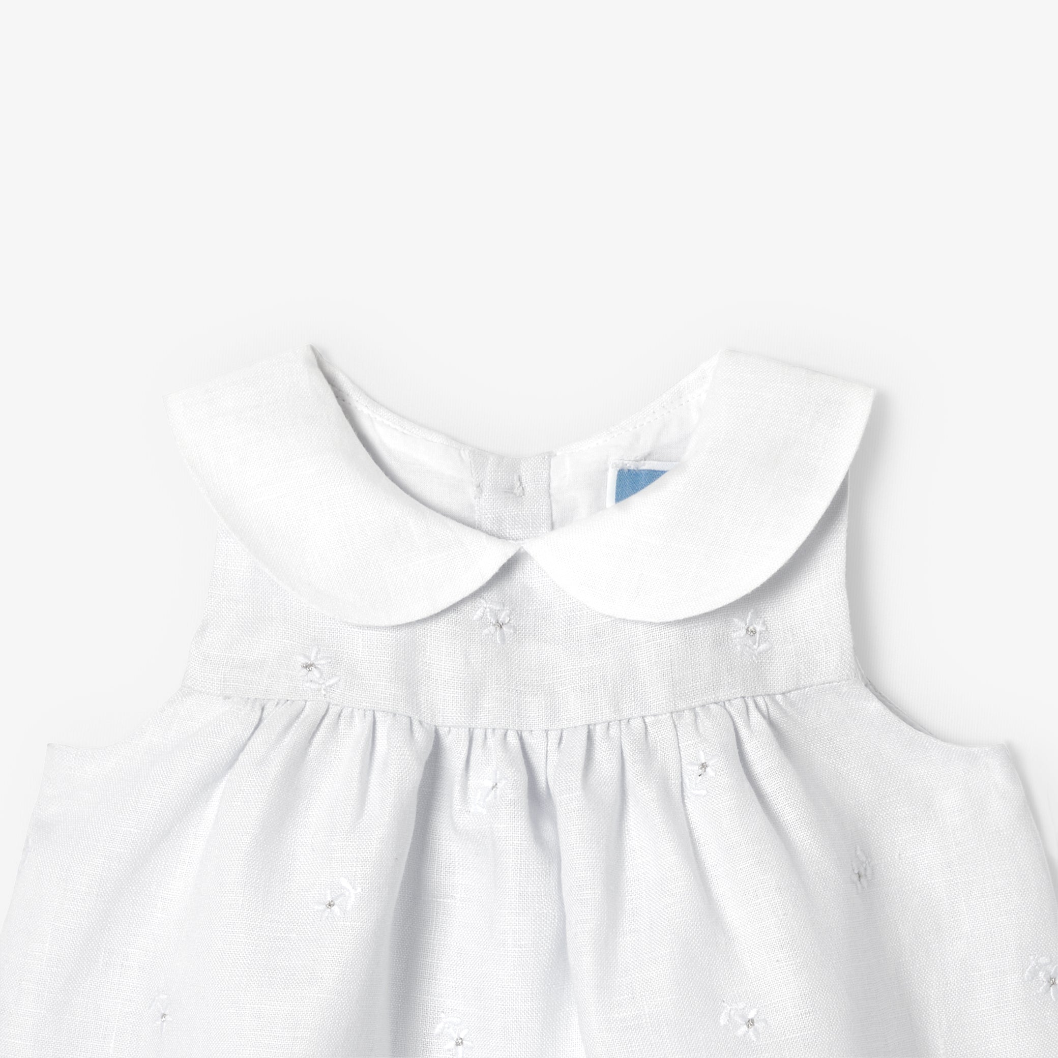 Baby girl dress in linen