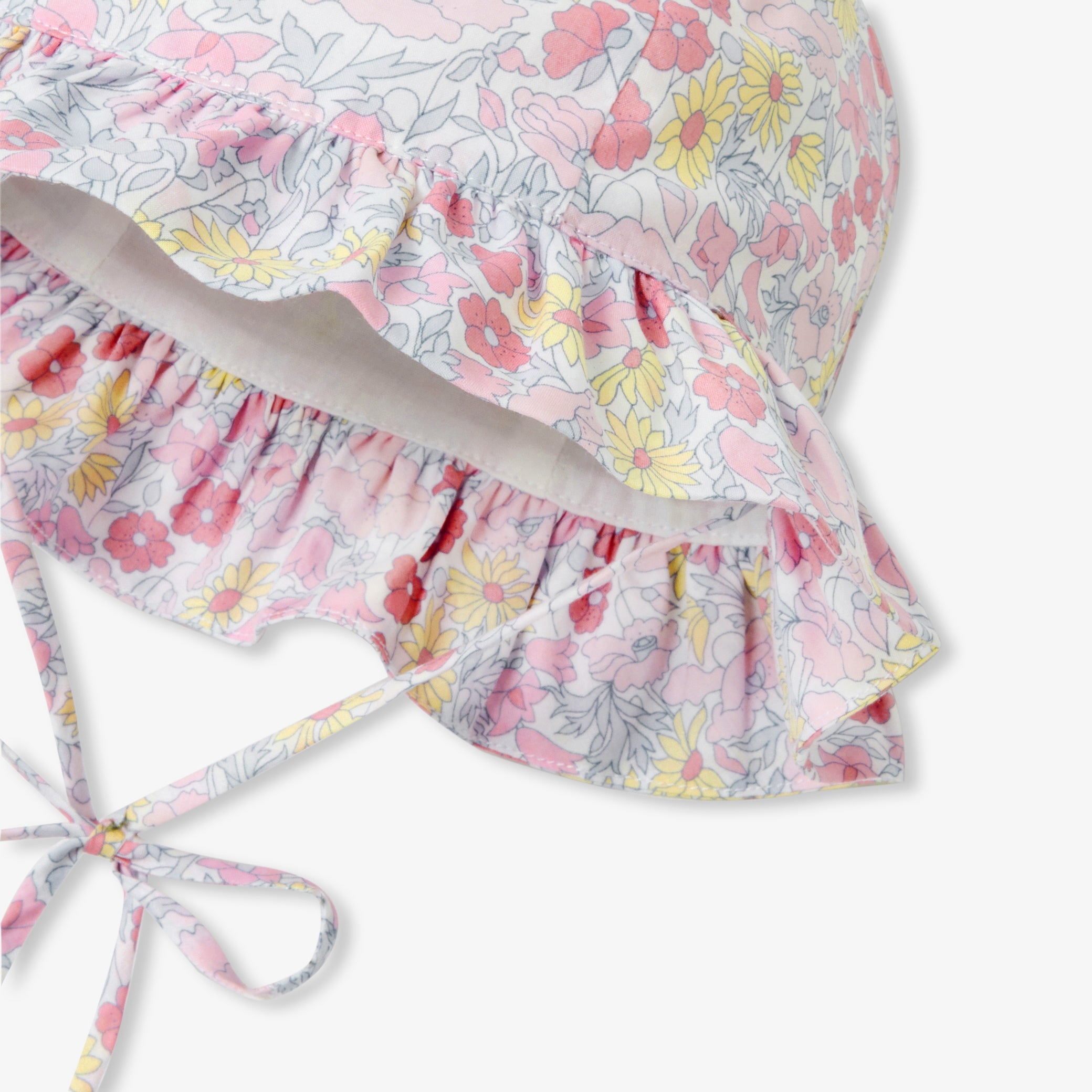 Baby girl hat in Liberty fabric