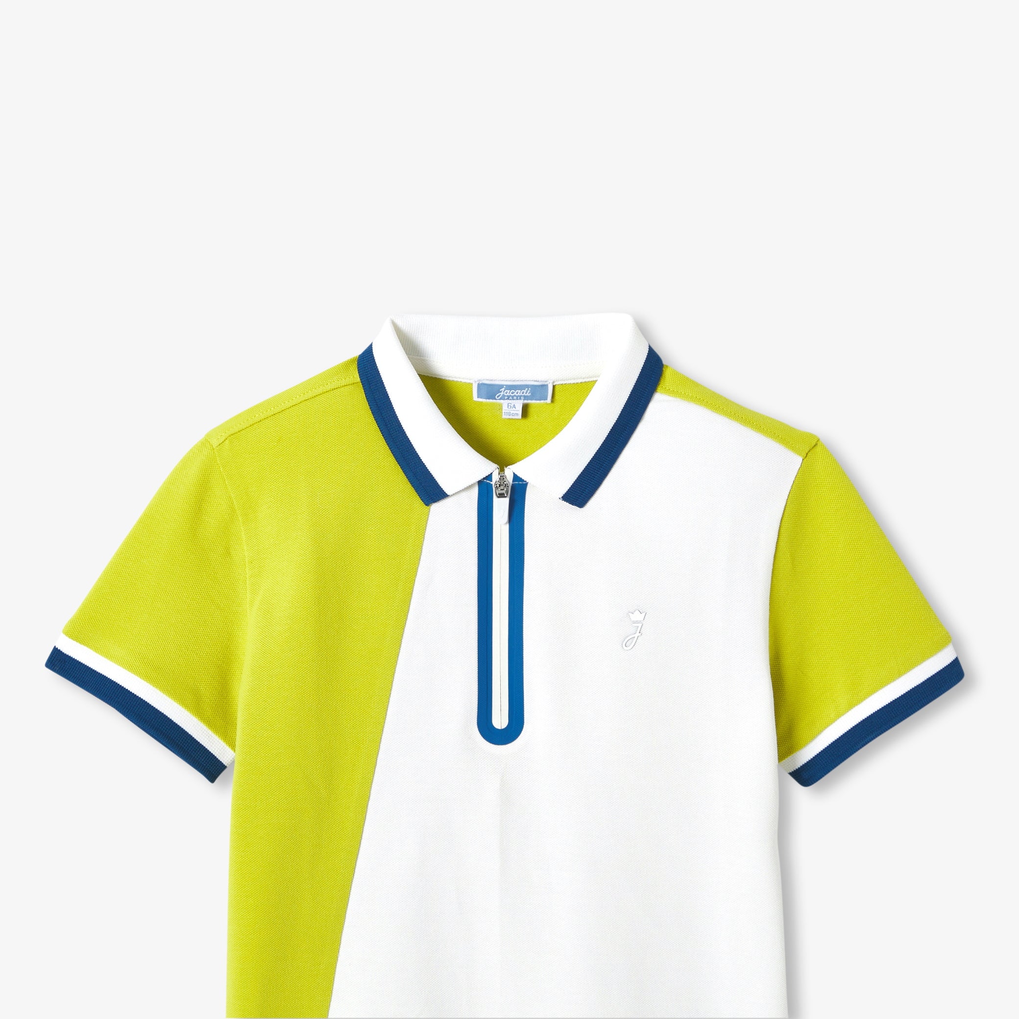 Boys' cotton piquÃ© polo shirt