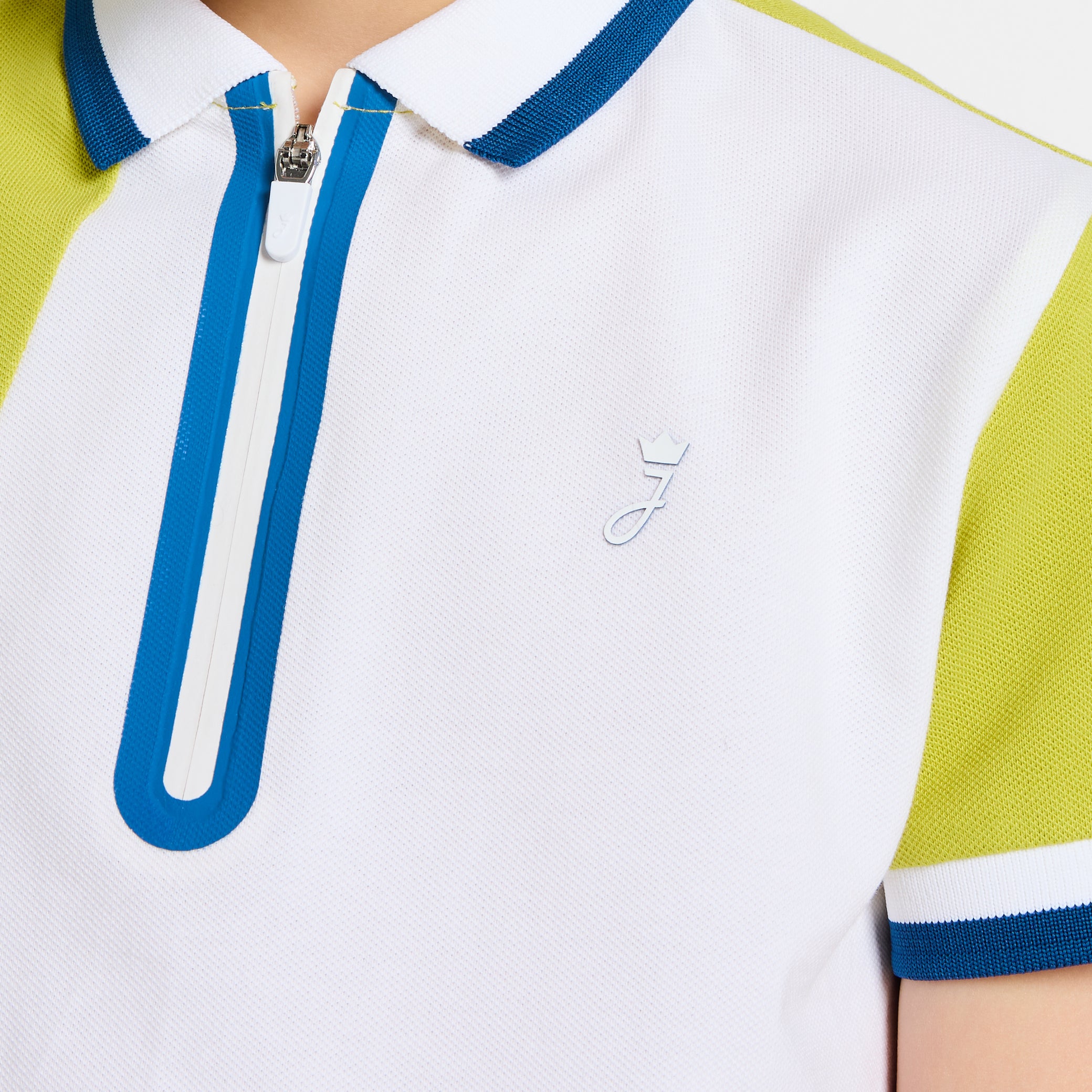 Boys' cotton piquÃ© polo shirt