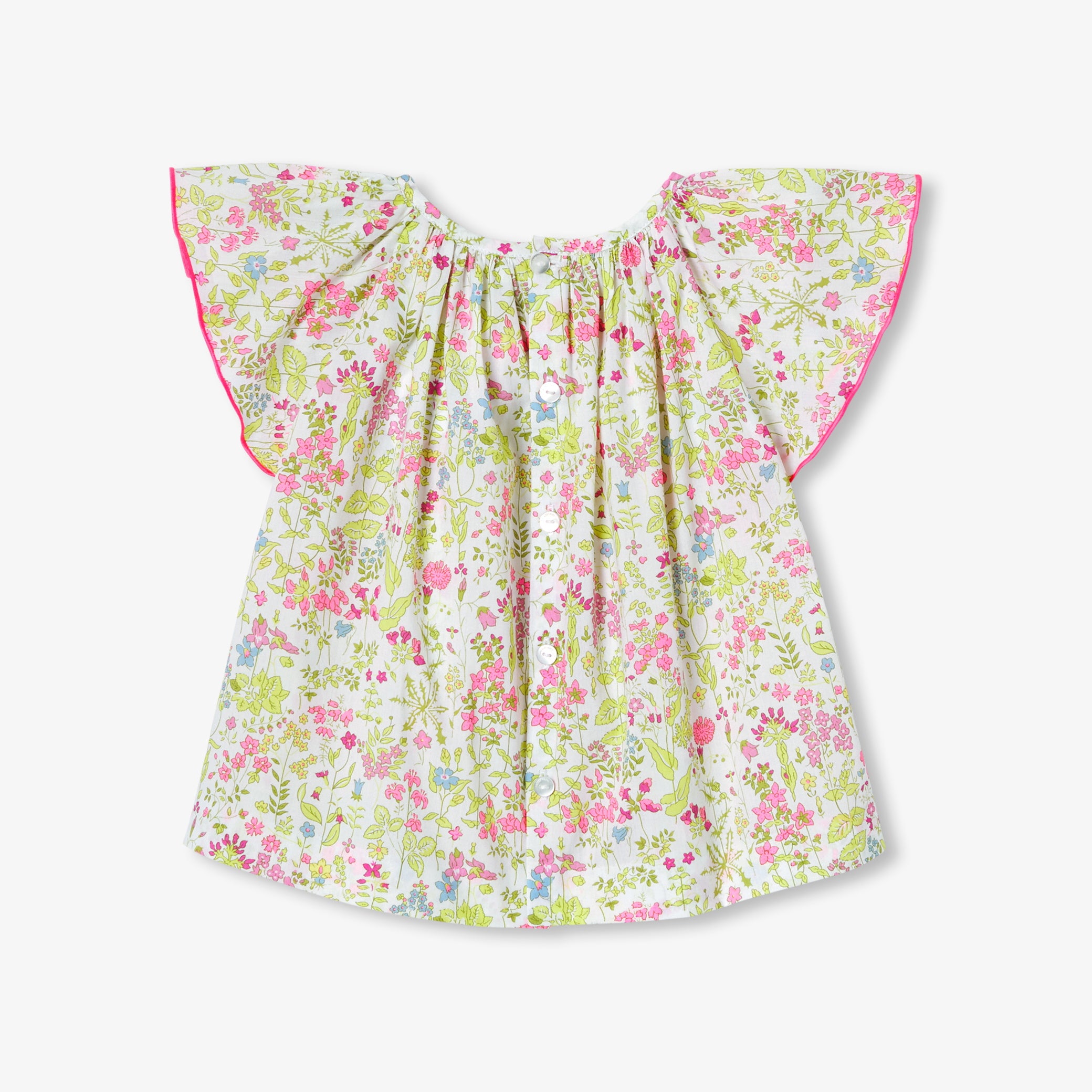 Baby girl blouse in Liberty fabric