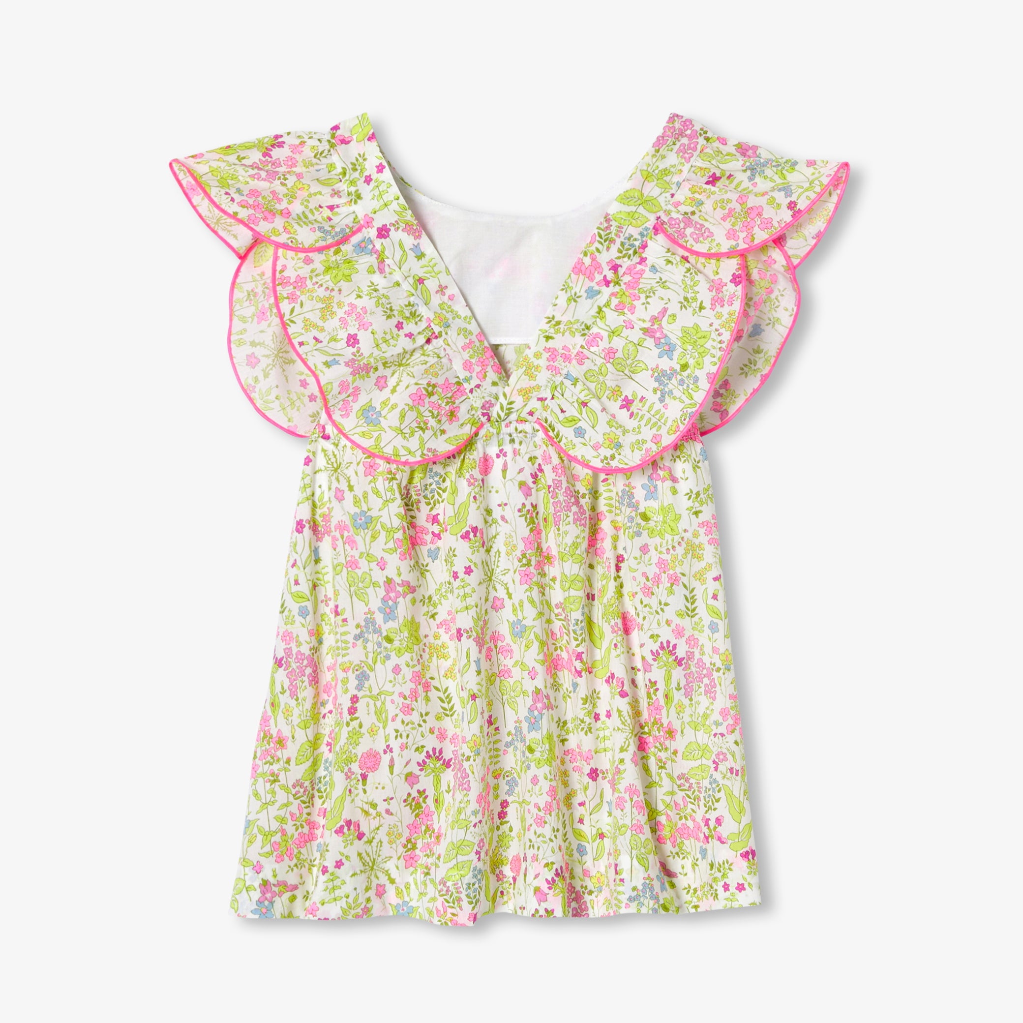 Girls' Liberty fabric blouse