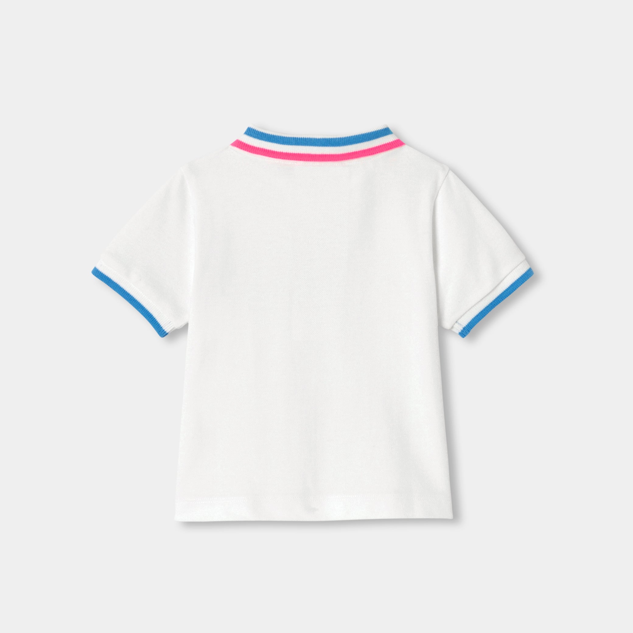 Baby boy short-sleeved polo shirt in cotton piquÃ©