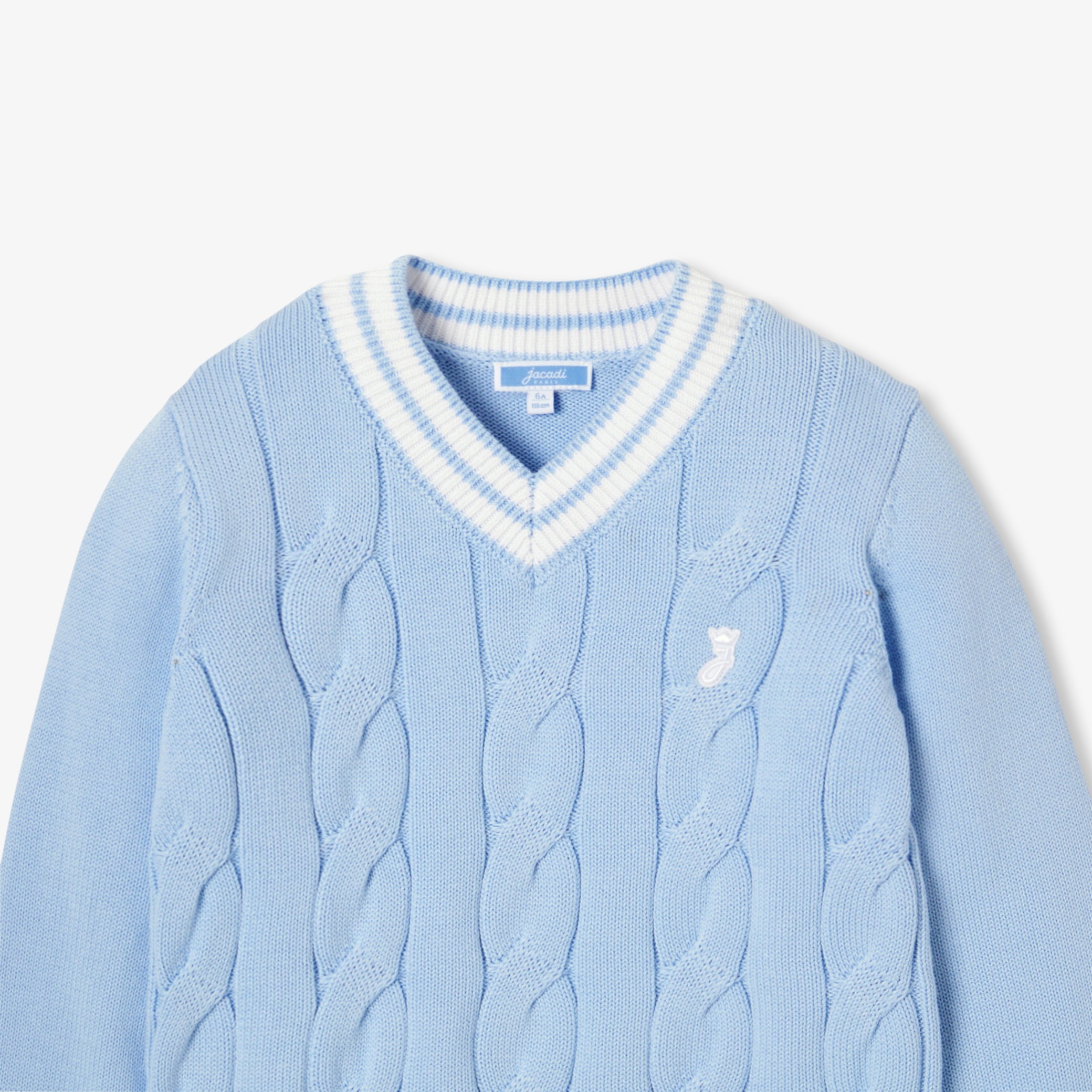 Children's thick gauge cotton sweater