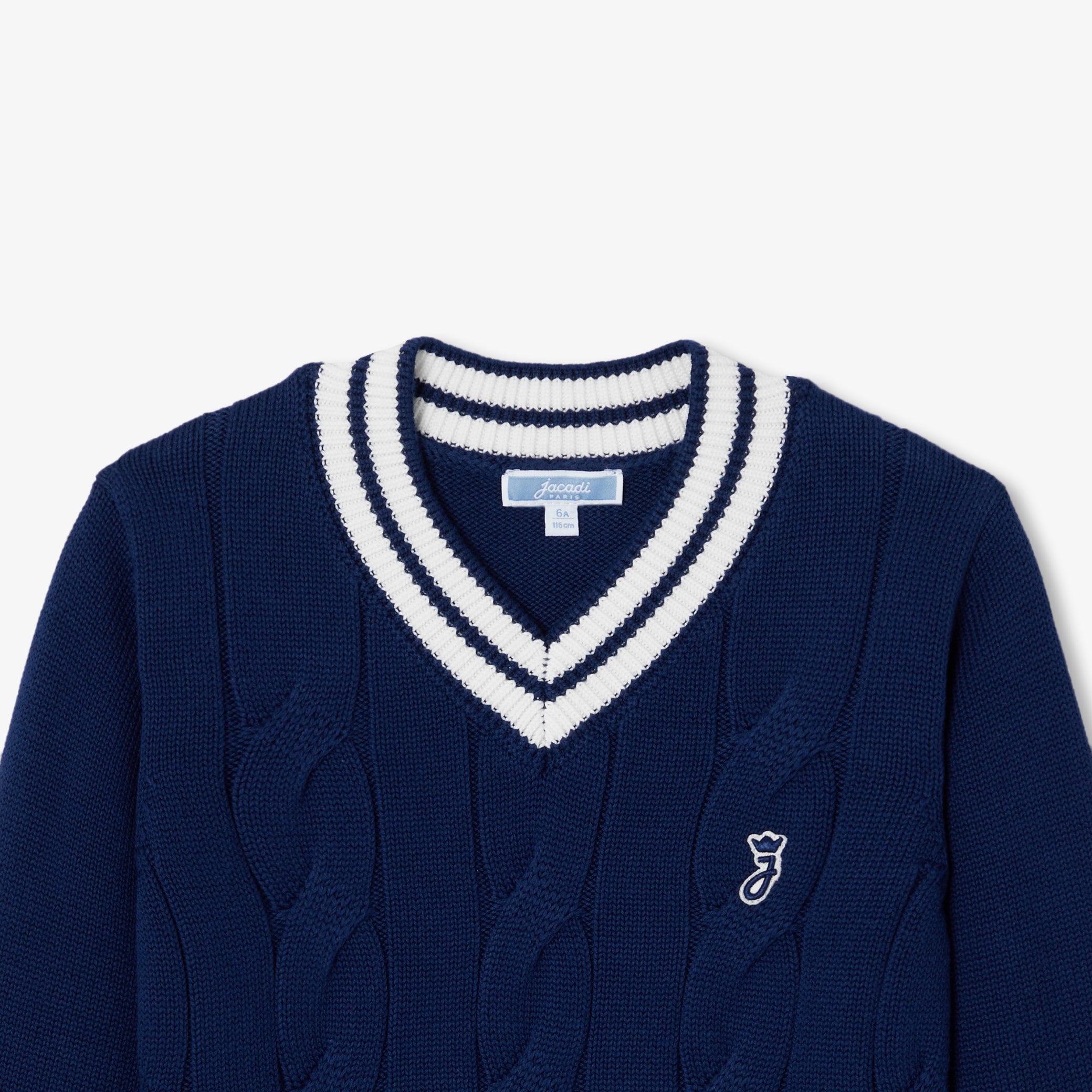 Children's thick gauge cotton sweater