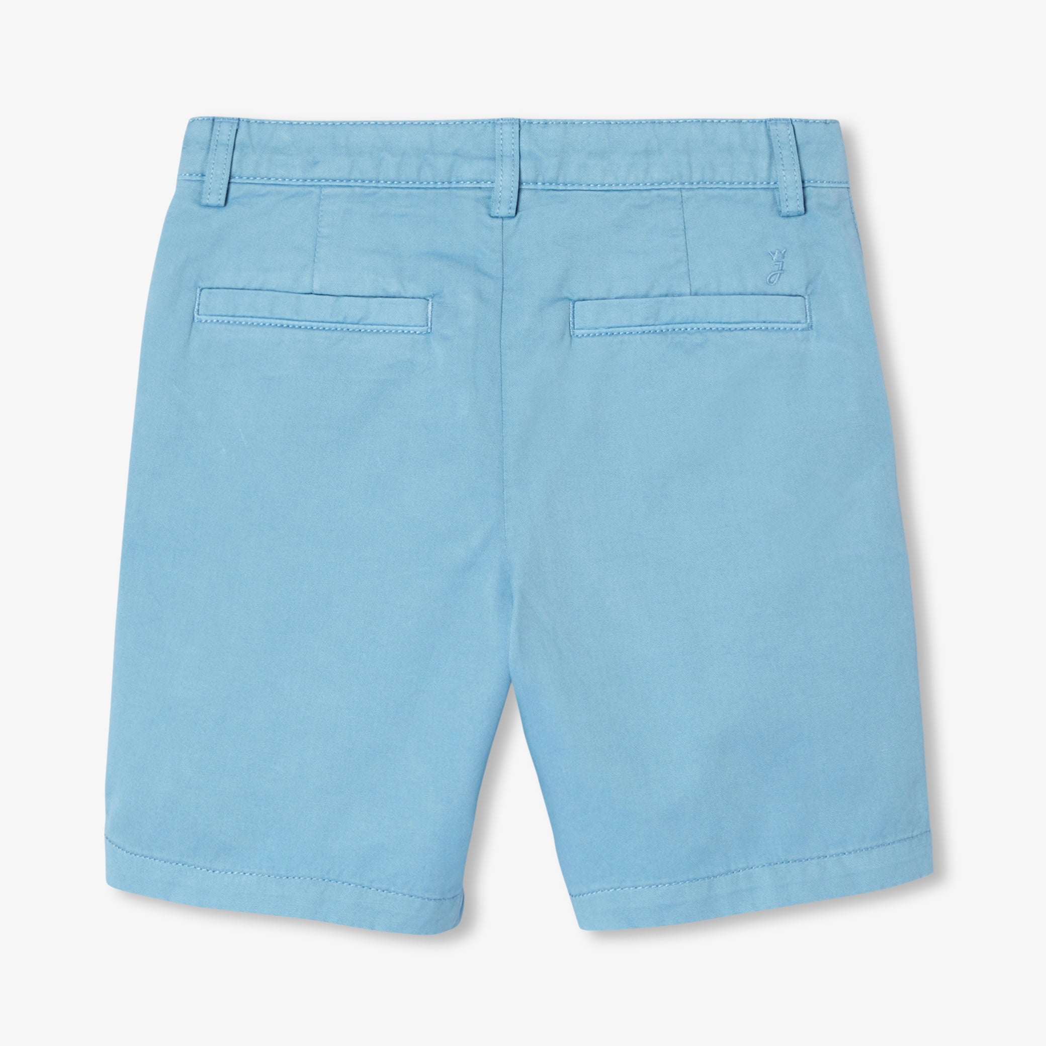 Boys' cotton twill Bermuda shorts