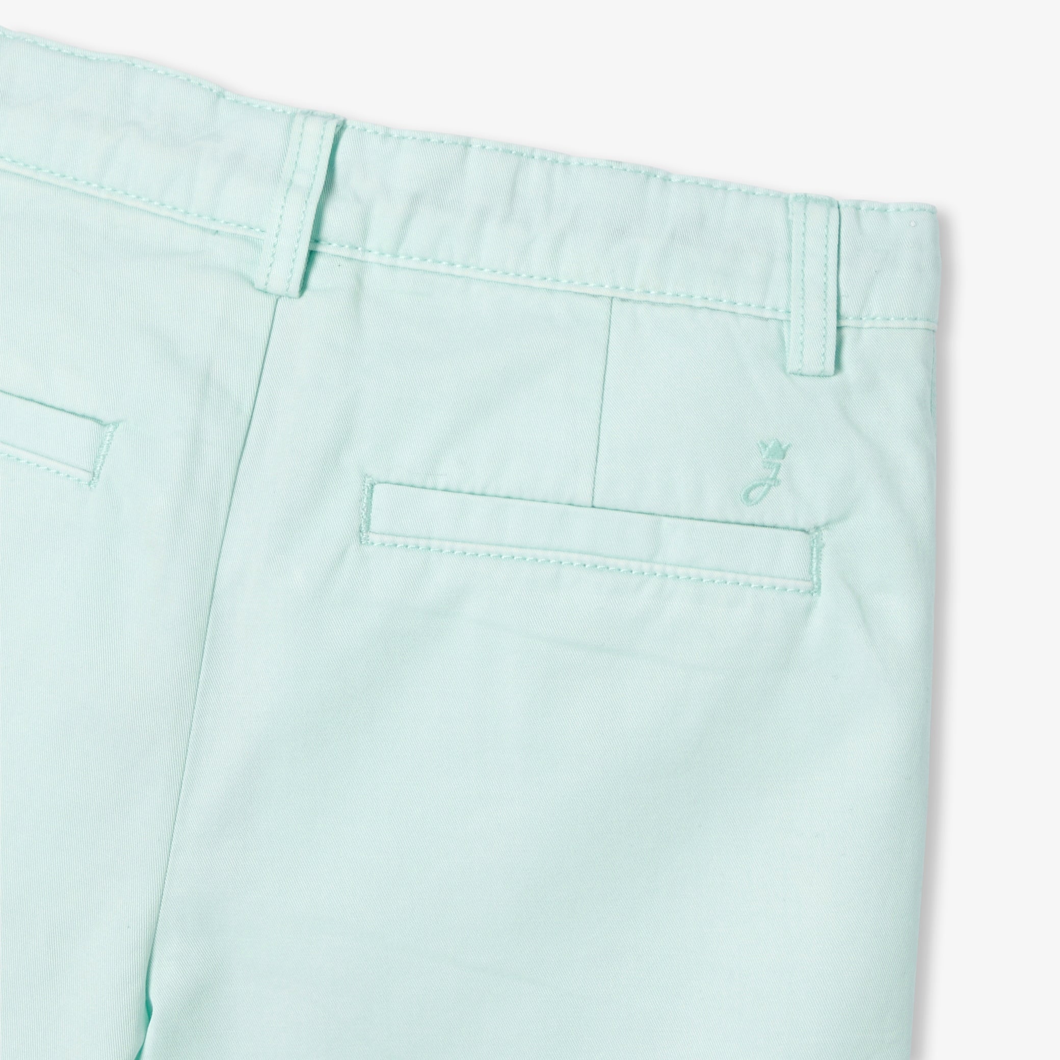 Boys' cotton twill Bermuda shorts