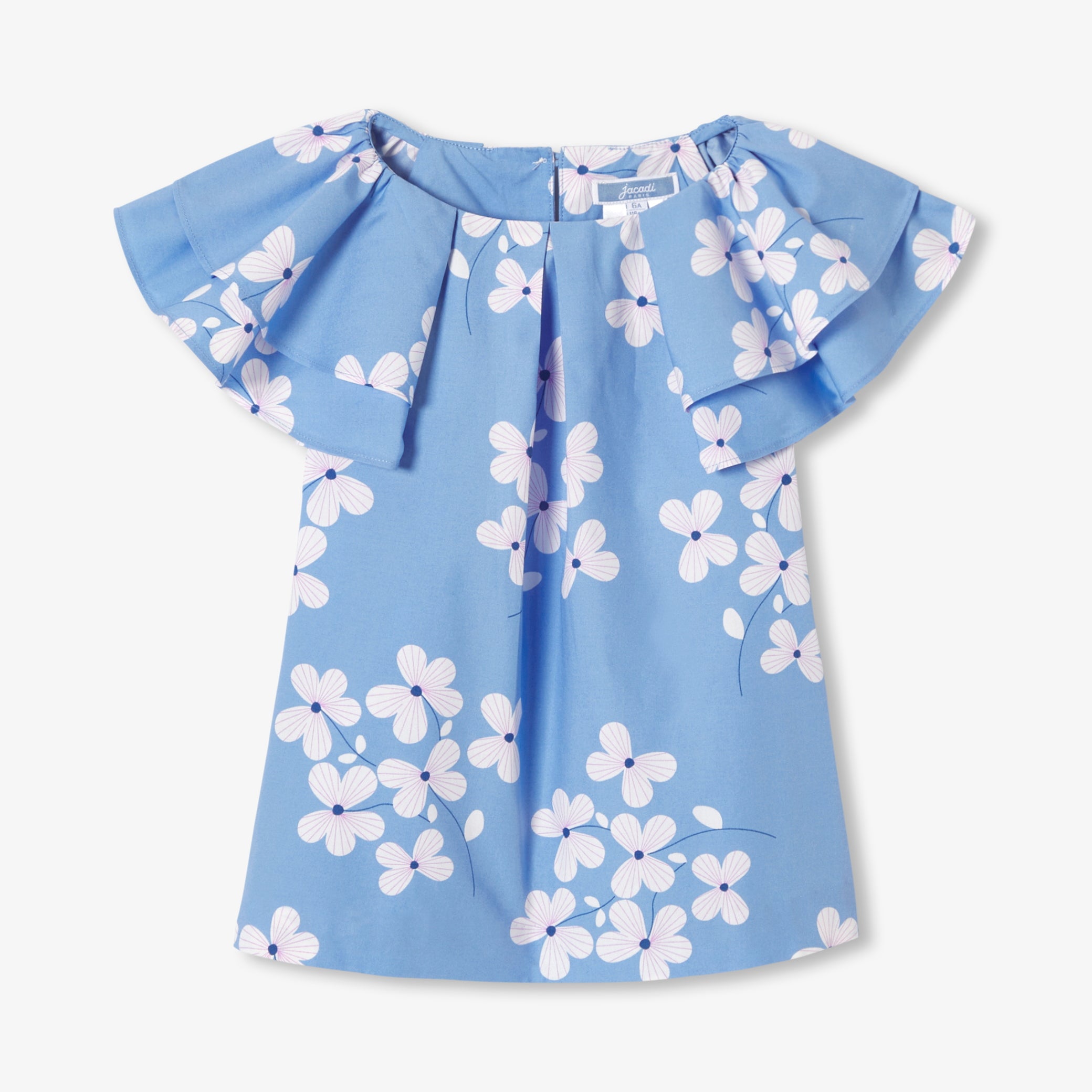 Girls' poplin blouse