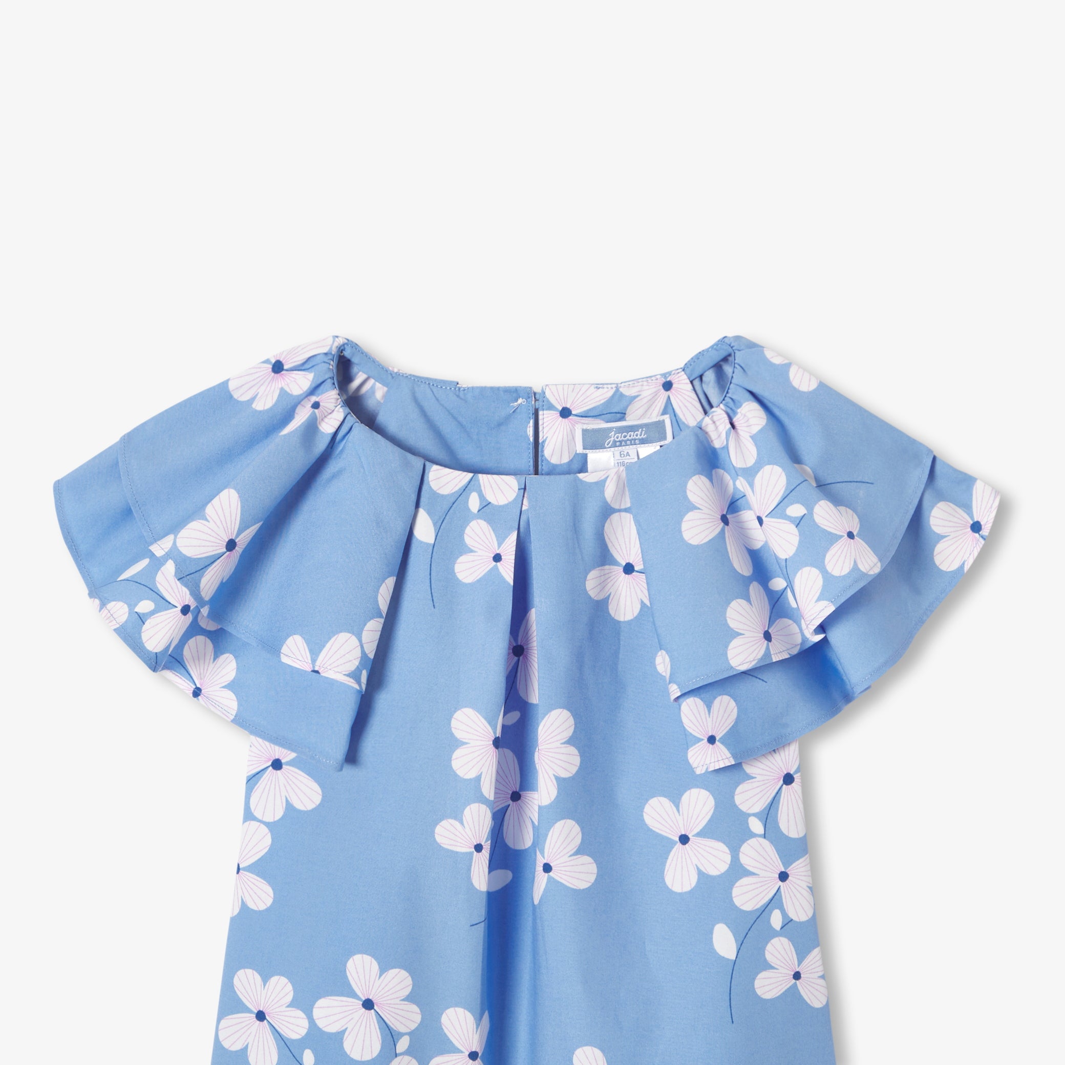 Girls' poplin blouse