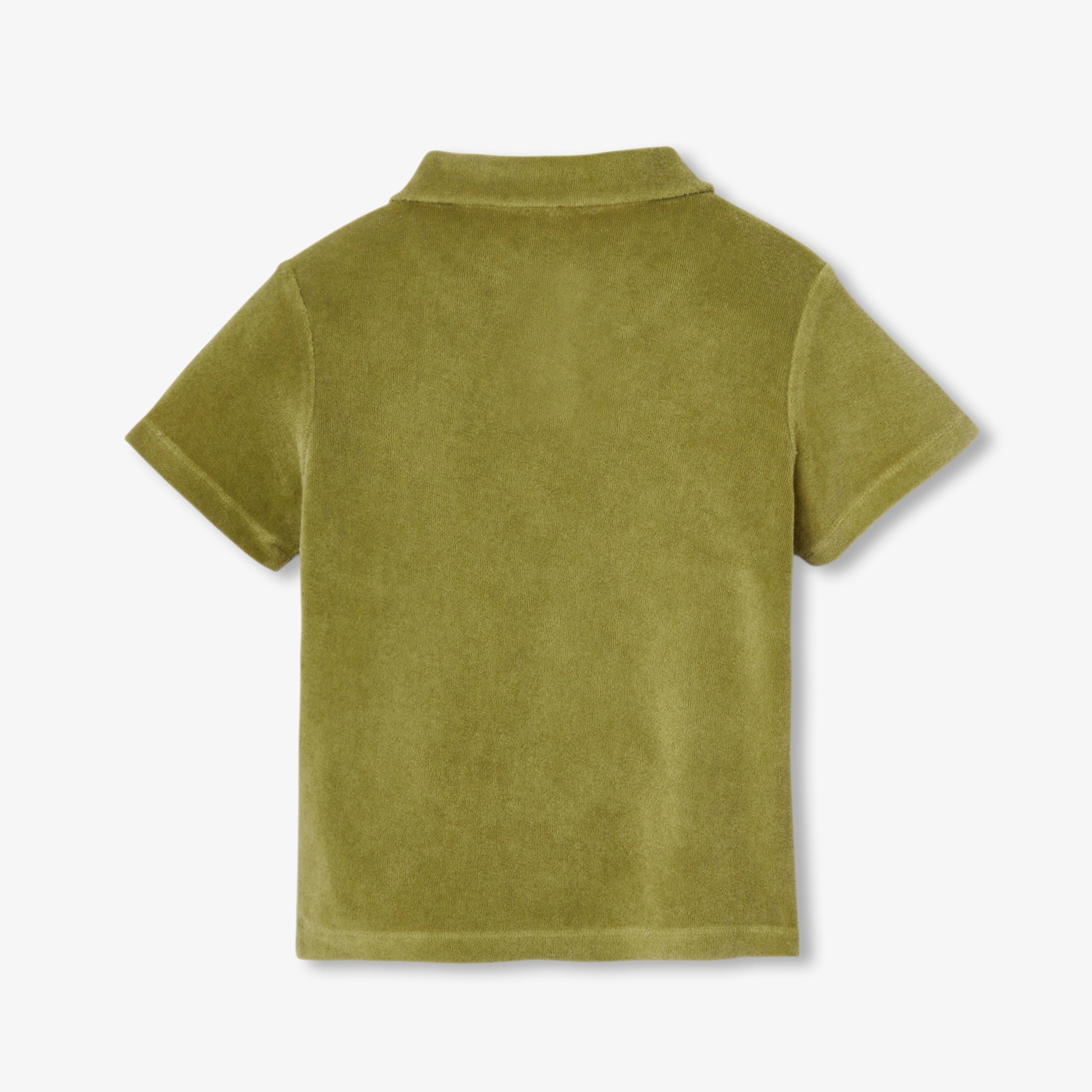 Children's terry cloth polo shirt
