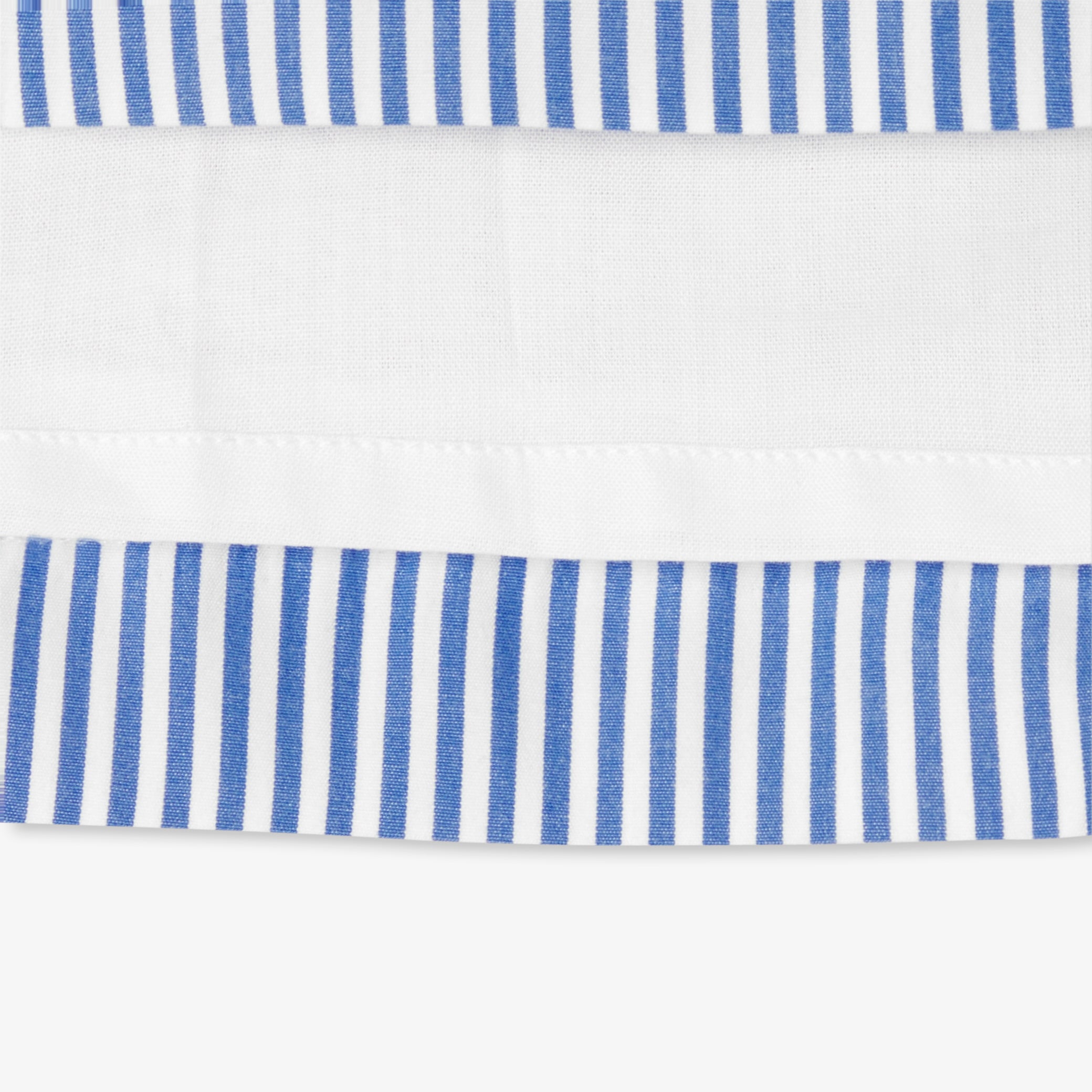 Baby girl dress in striped poplin