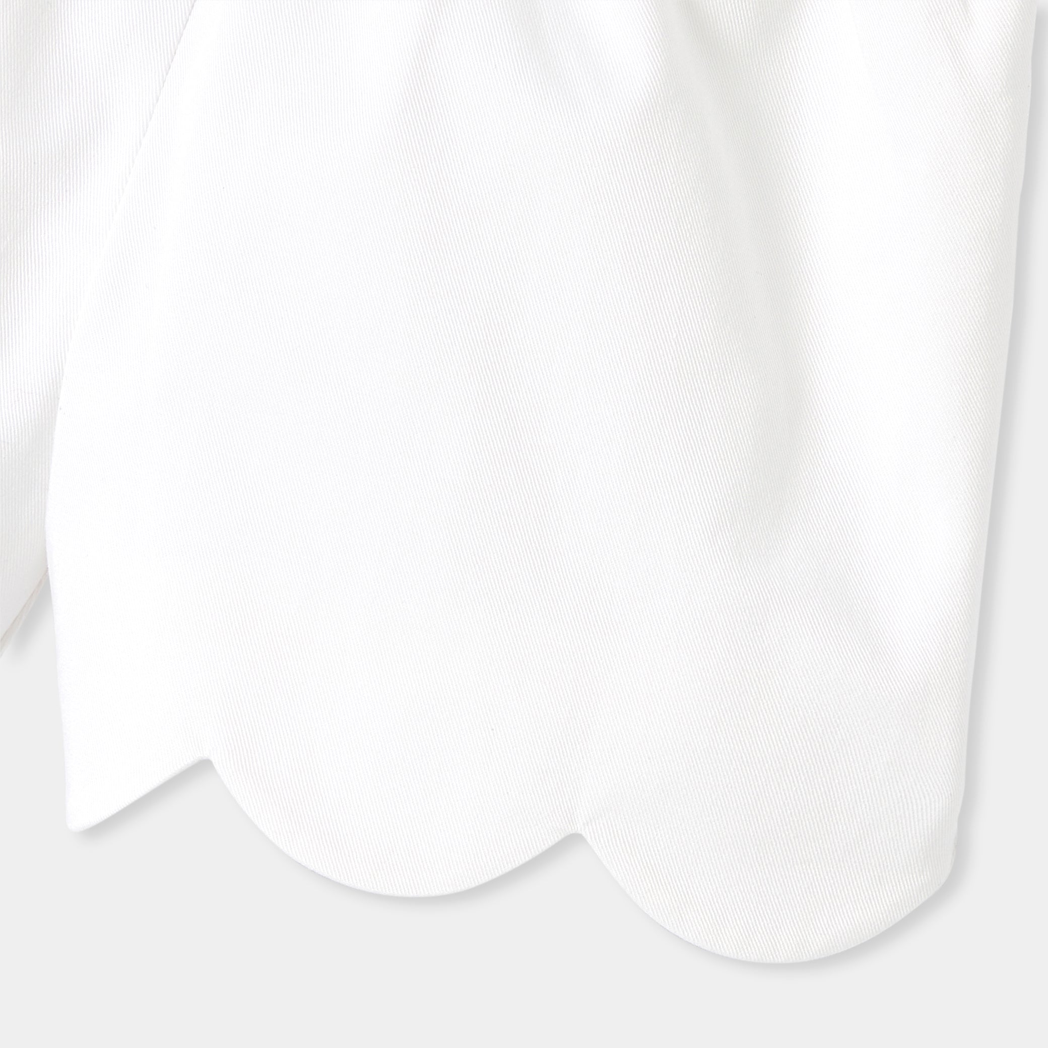 Baby girl paper bag waist twill shorts