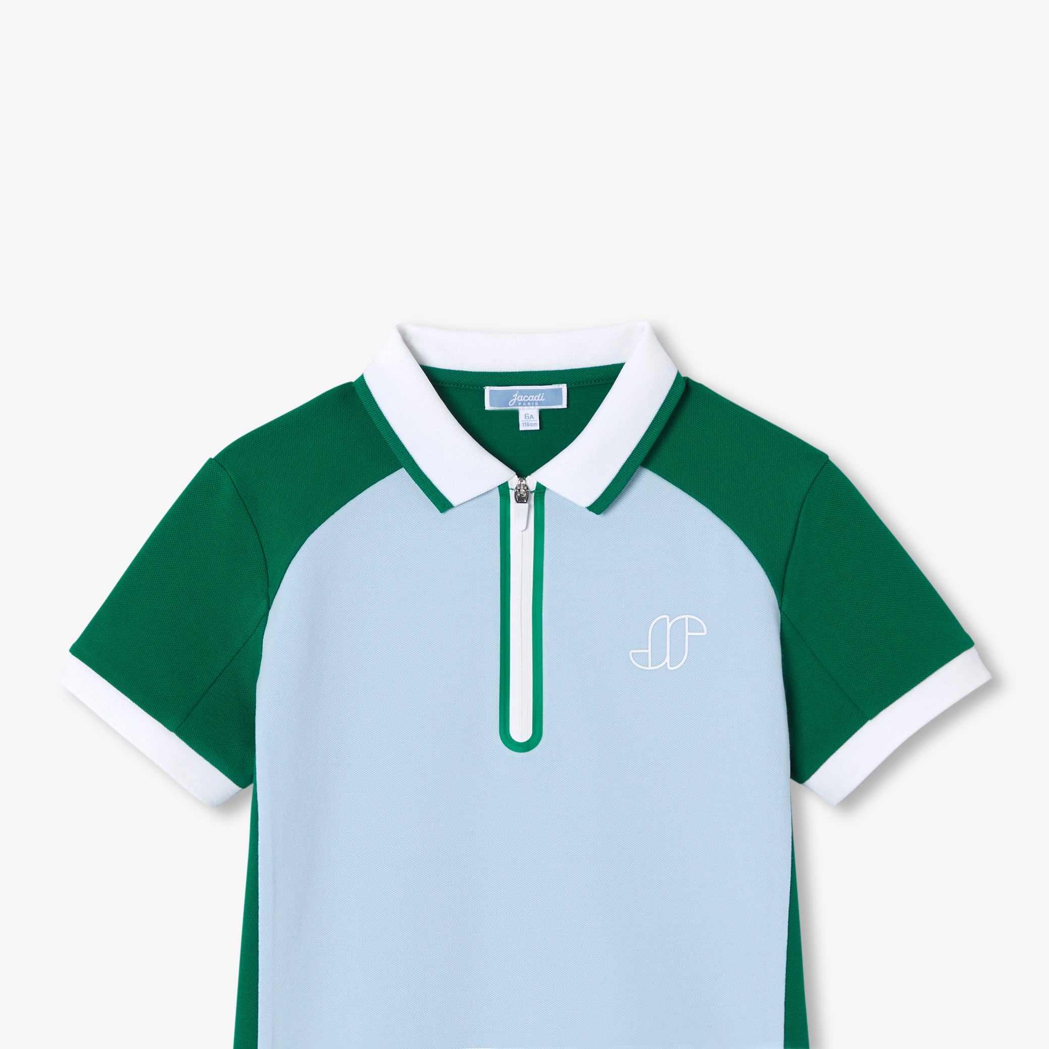 Boys' cotton piquÃ© polo shirt