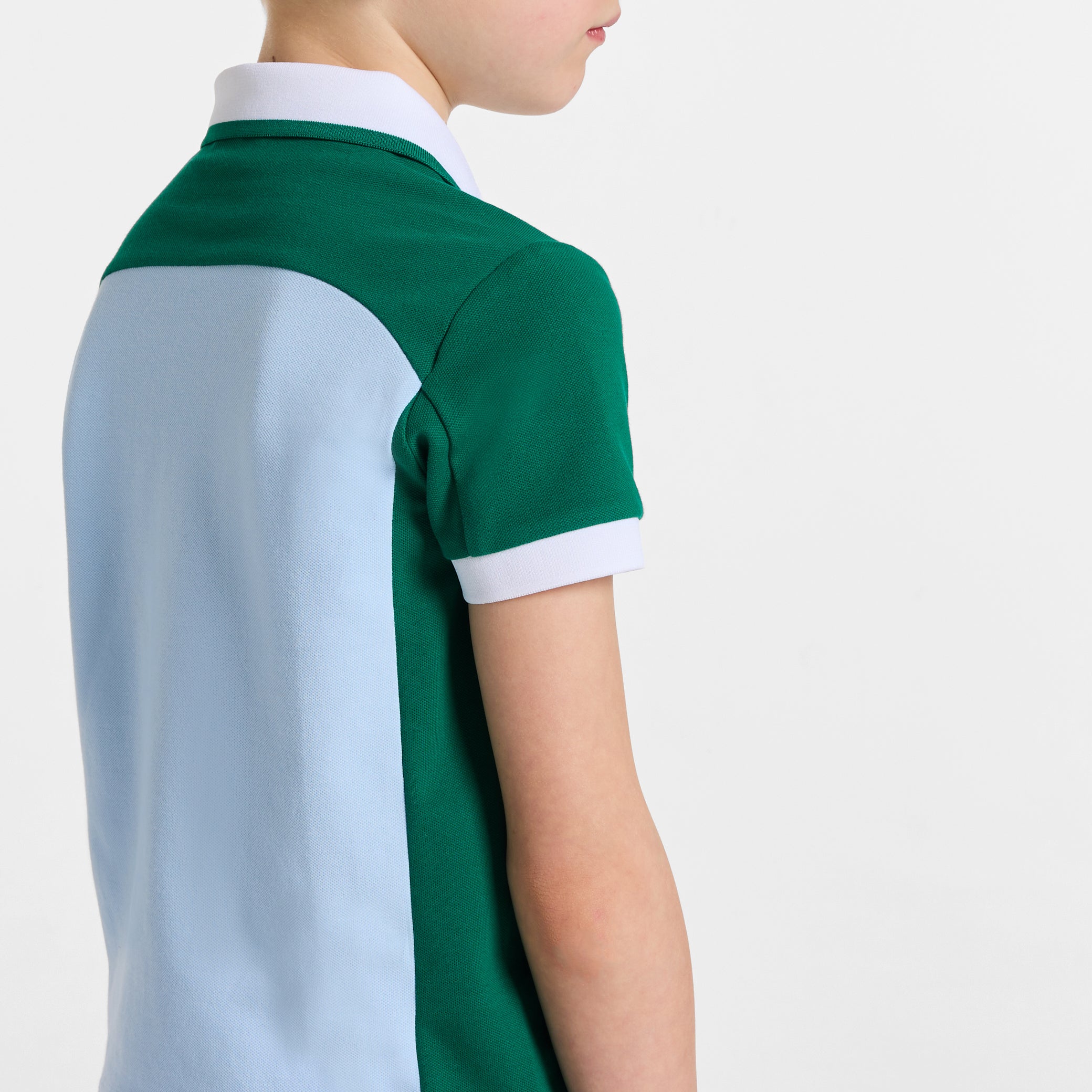 Boys' cotton piquÃ© polo shirt