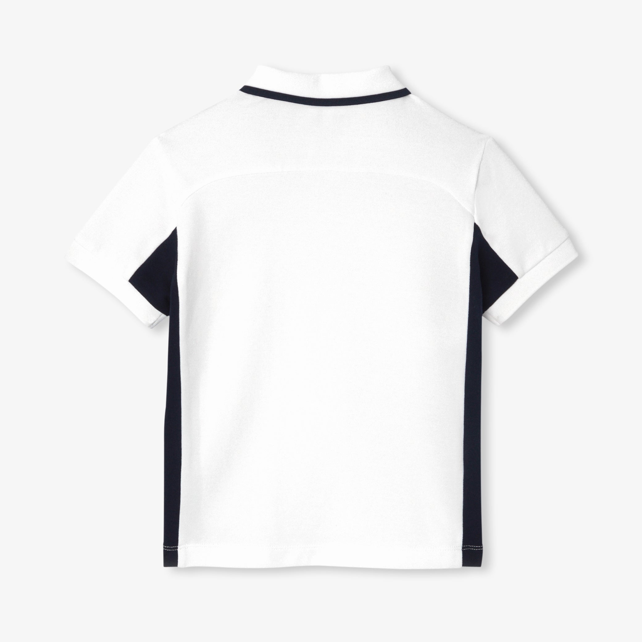 Boys' cotton piqué polo shirt