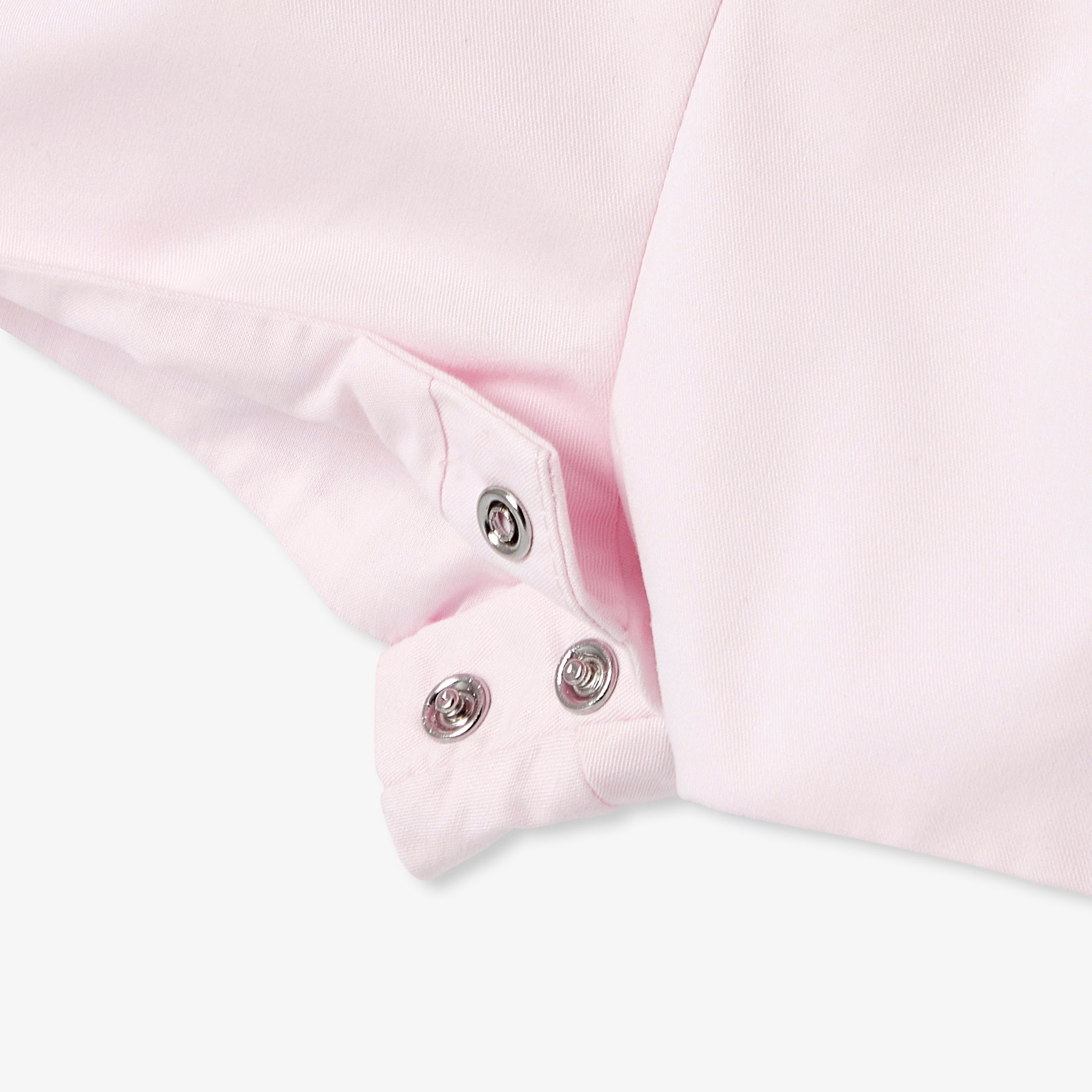 Baby girl cotton twill dungarees