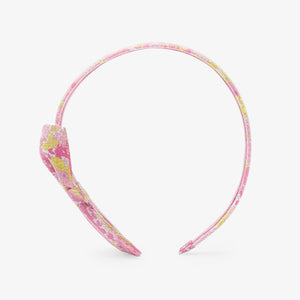 Liberty fabric headband for girls