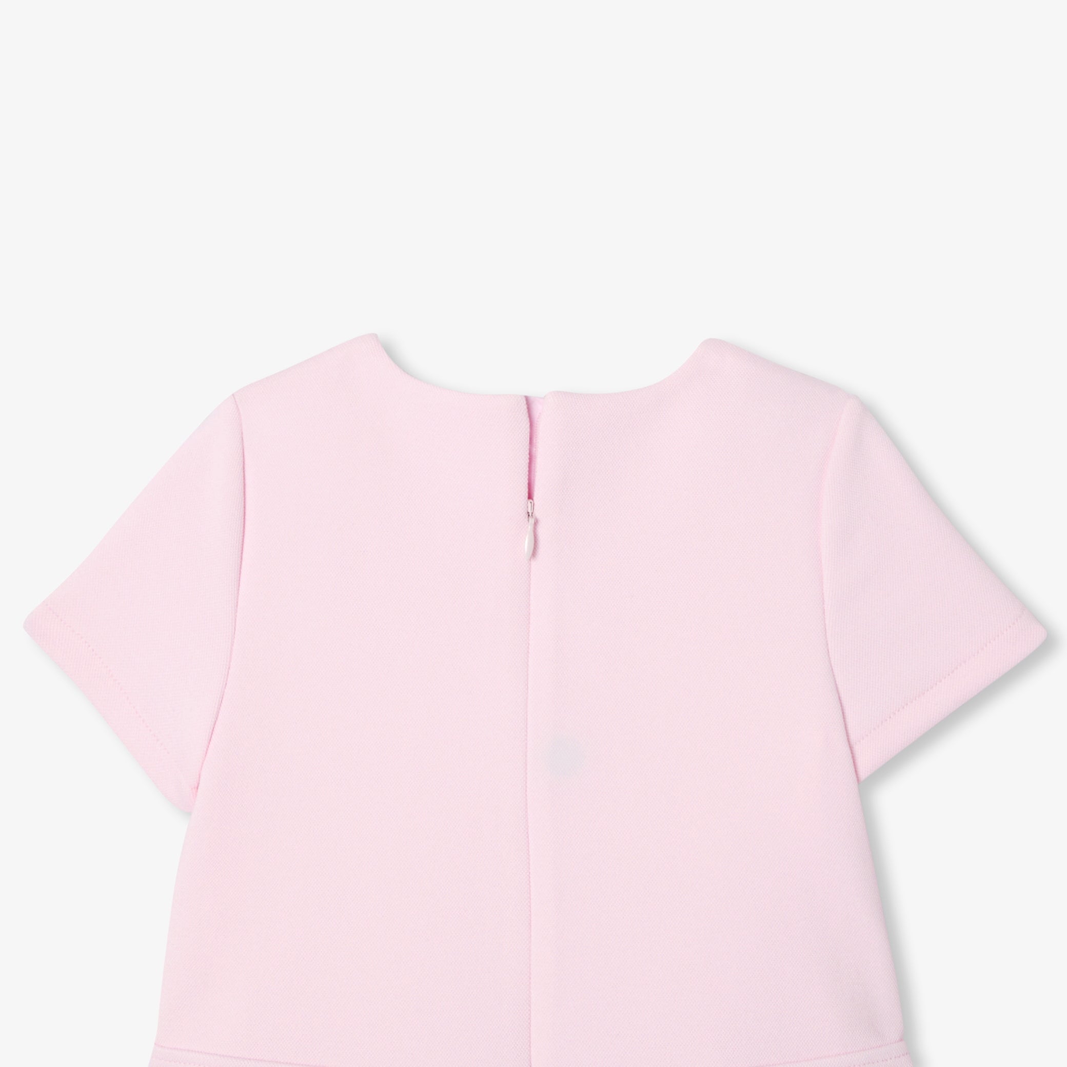 Girls' piquÃ© knit dress