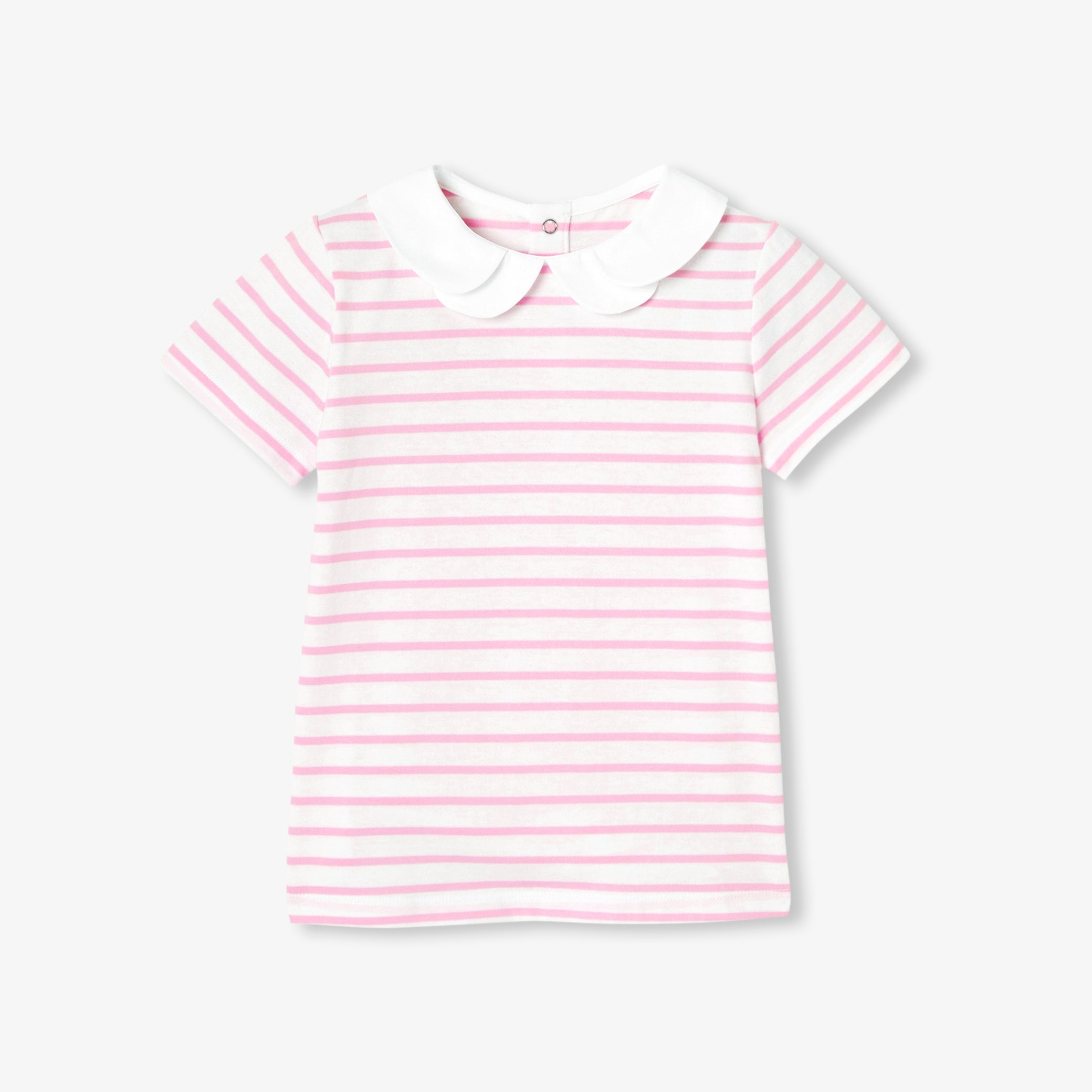 Girl striped polo shirt