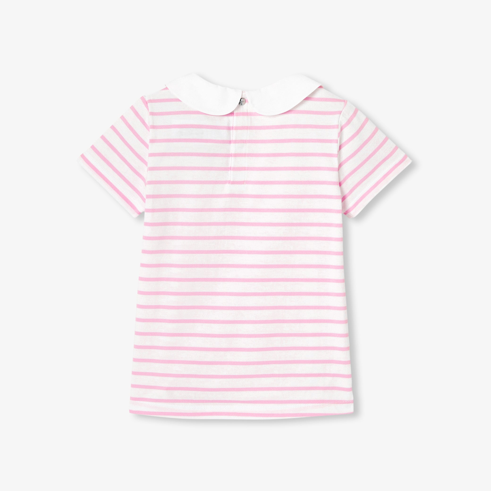 Girl striped polo shirt