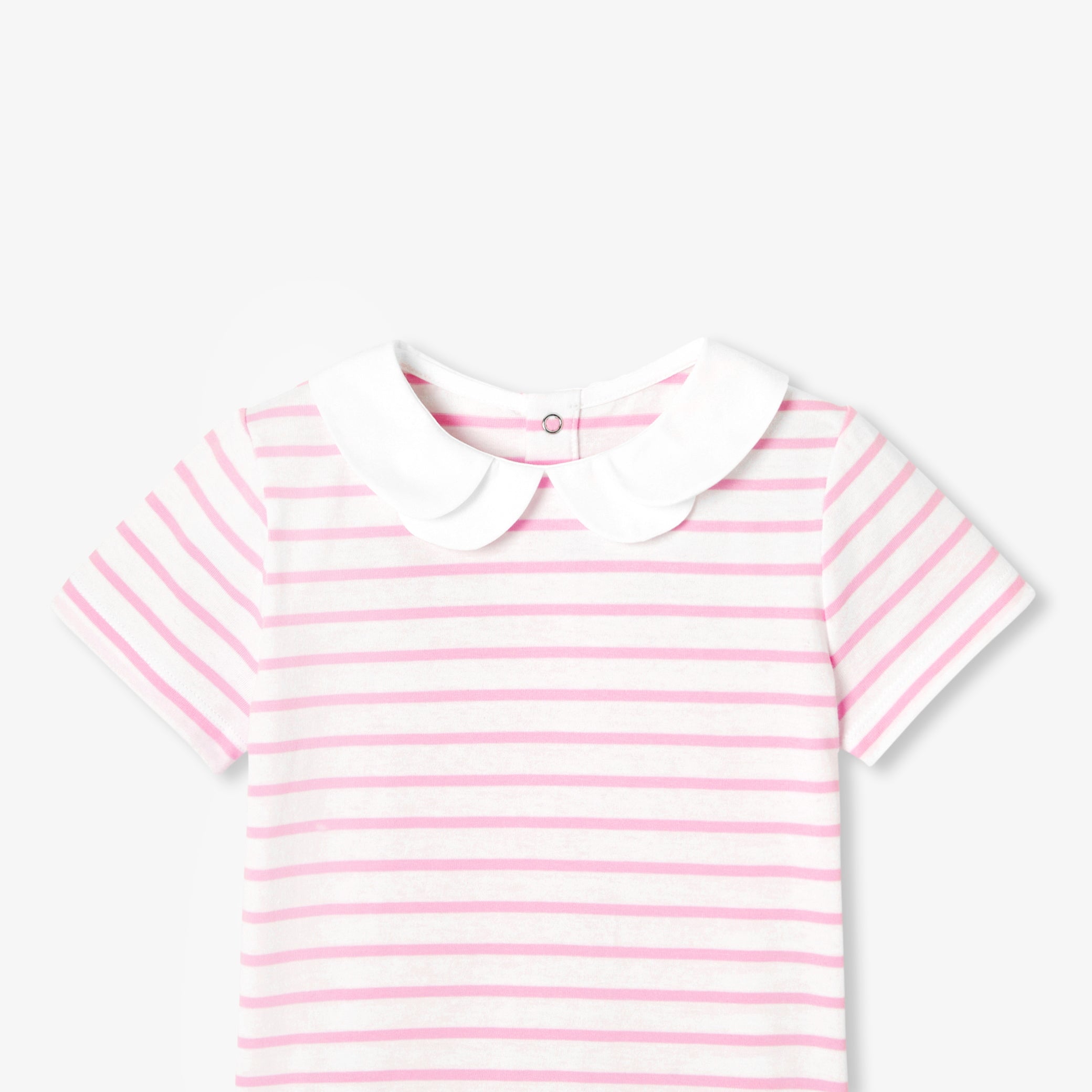 Girl striped polo shirt