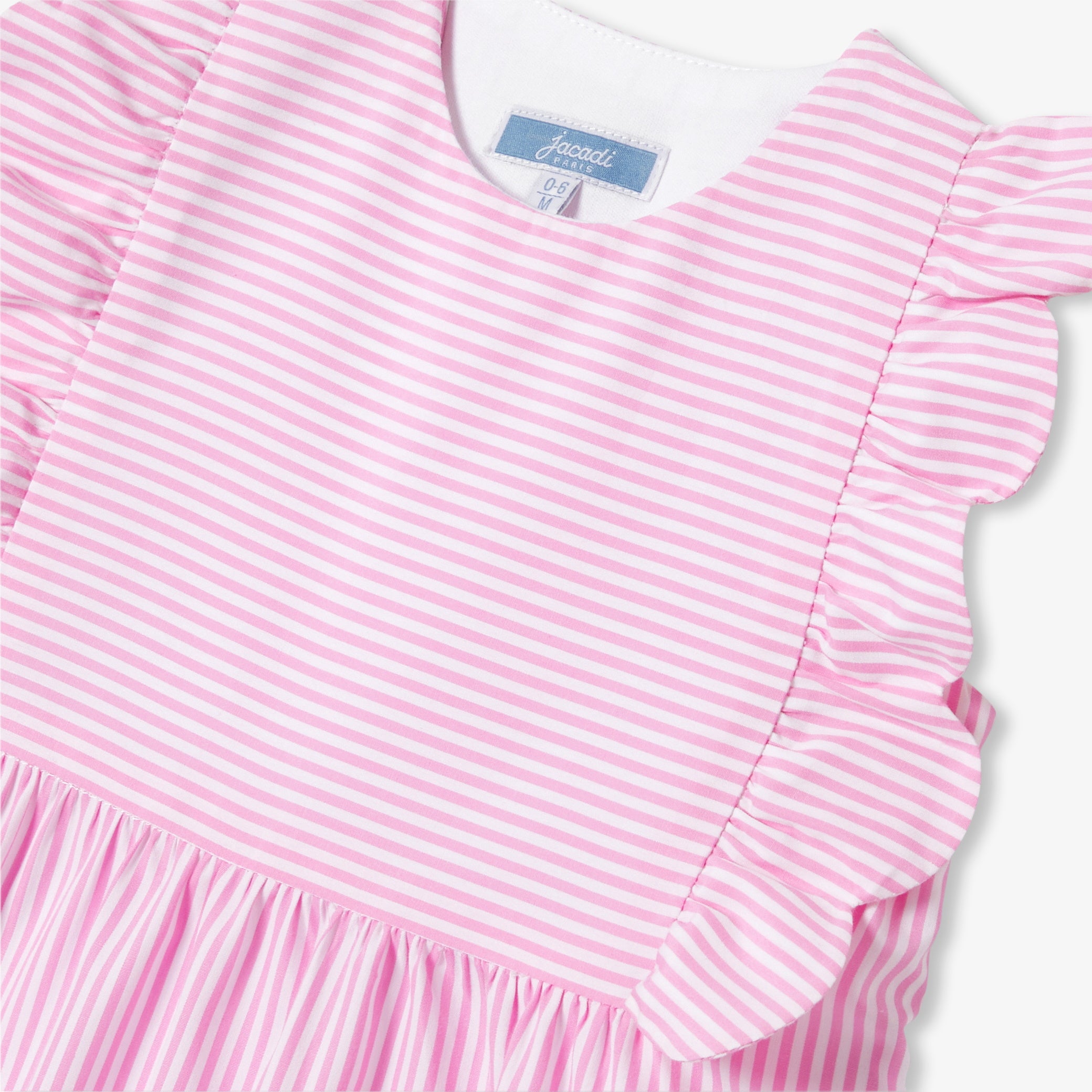 0-6 months striped poplin sleeping bag