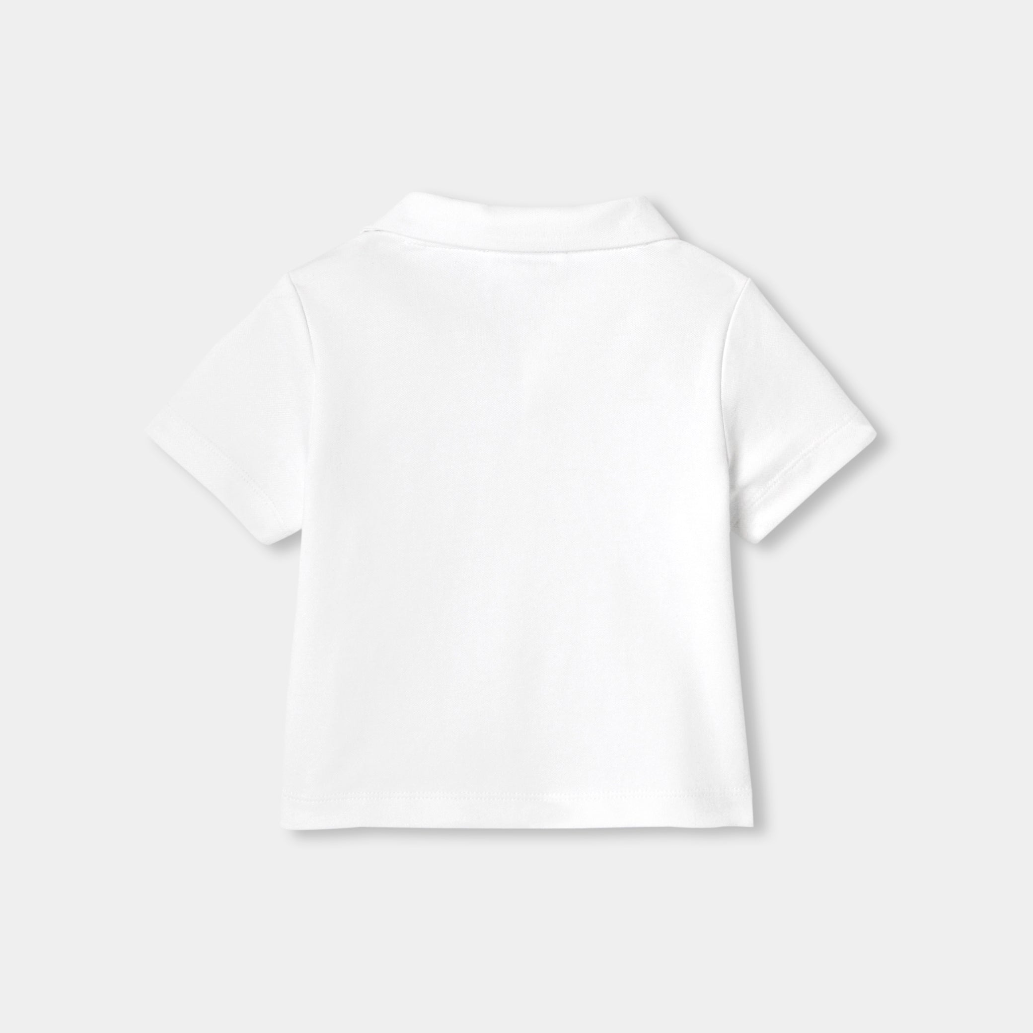 Baby boy mercerised jersey polo shirt