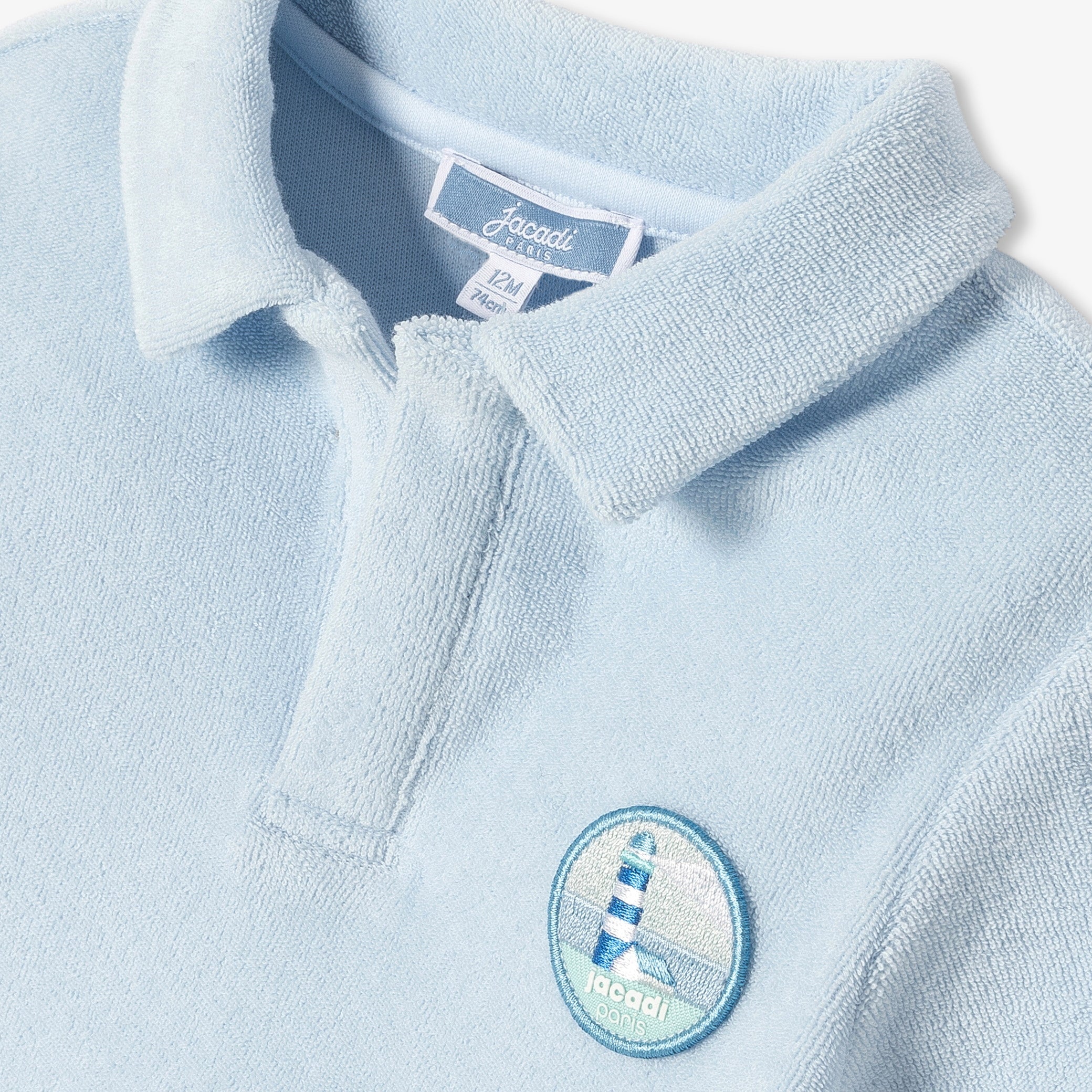 Baby boy terry cotton shorts set