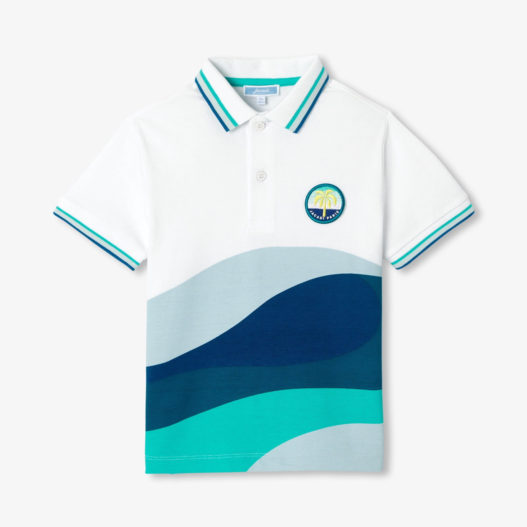 Children's cotton polo shirt