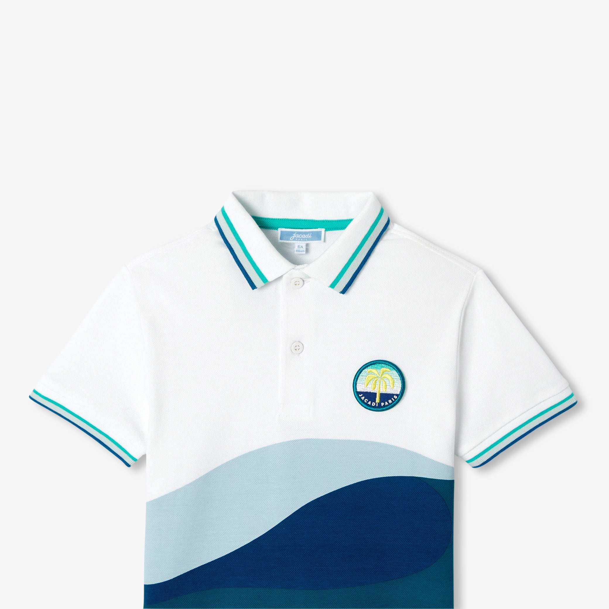 Children's cotton polo shirt