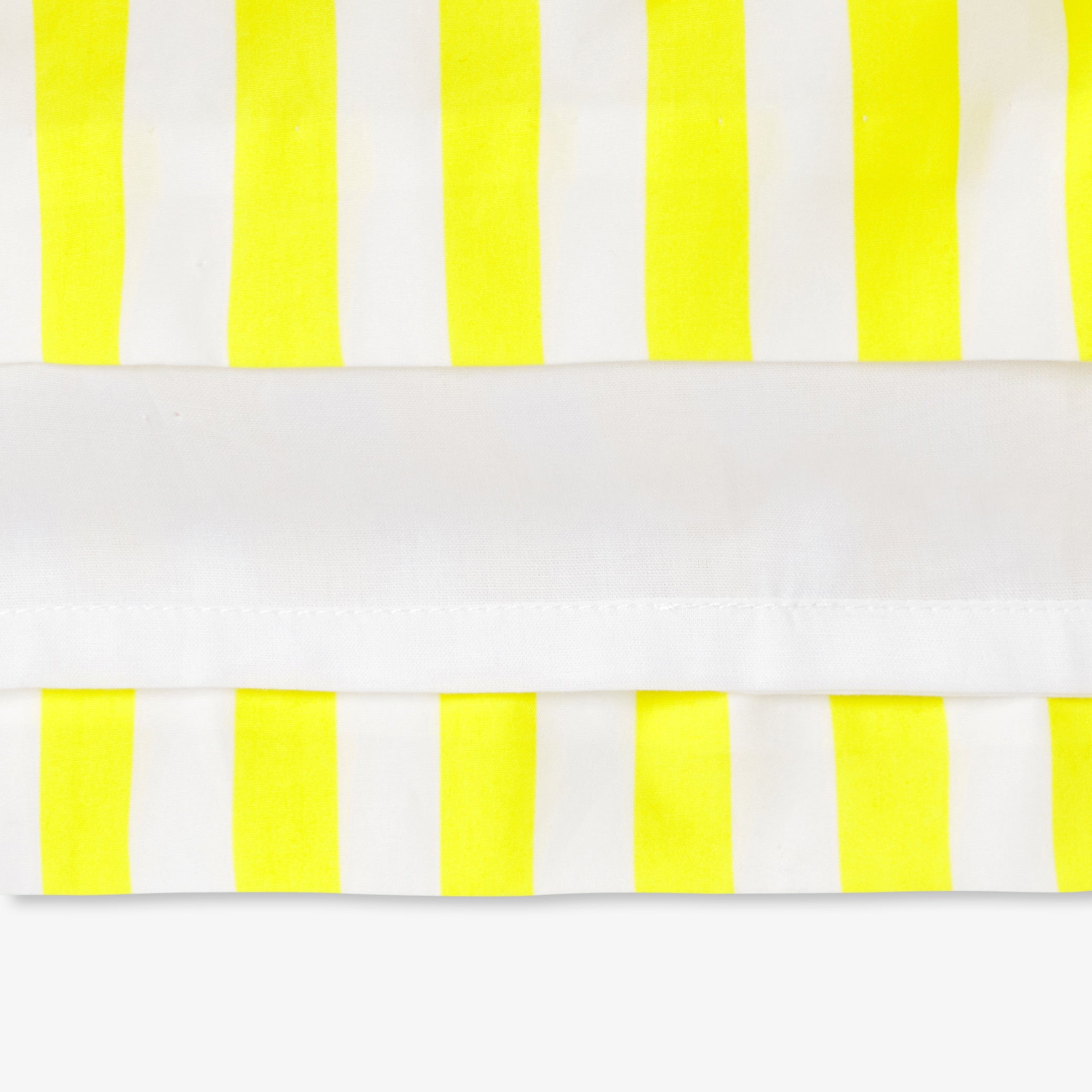 Girls' striped poplin dress