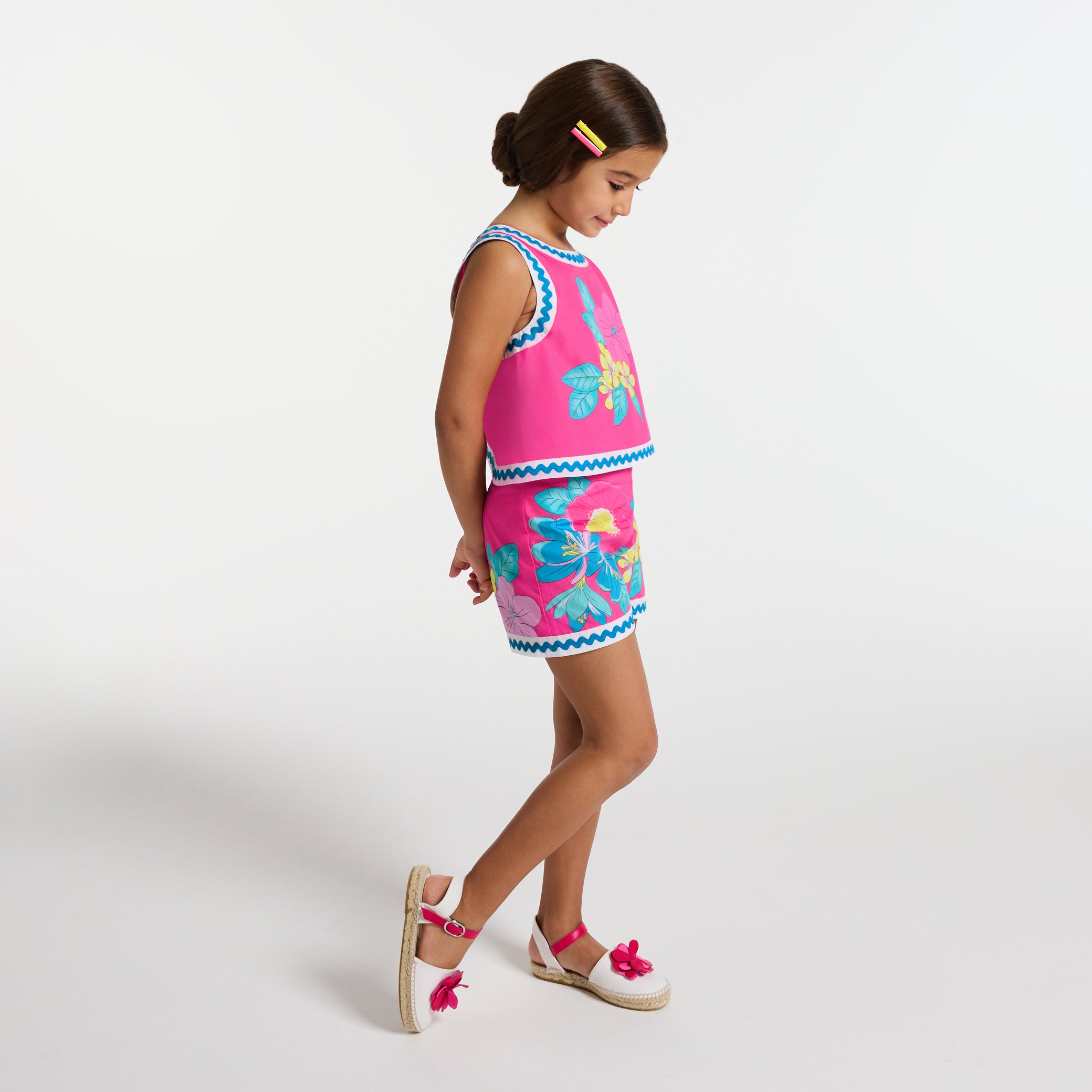 Girls' cotton shorts