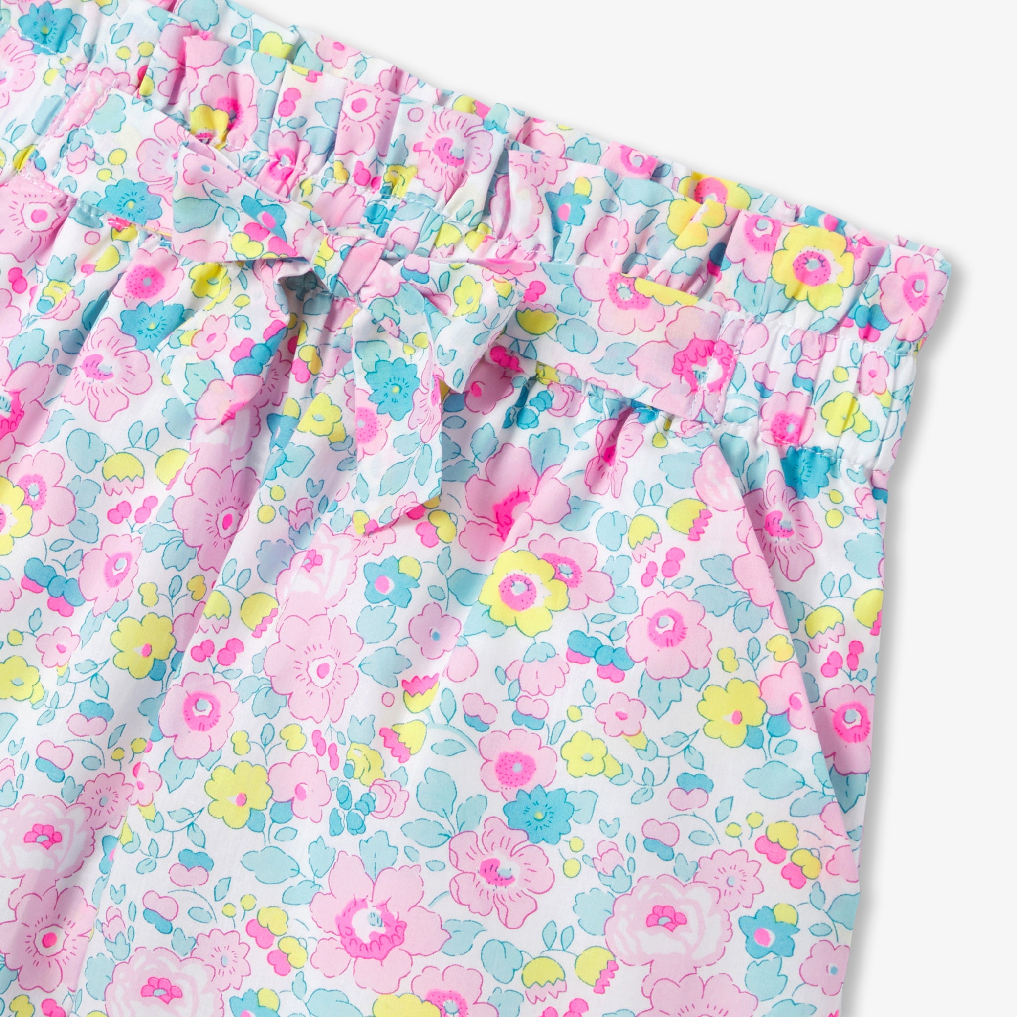 Girls' shorts in Liberty fabric
