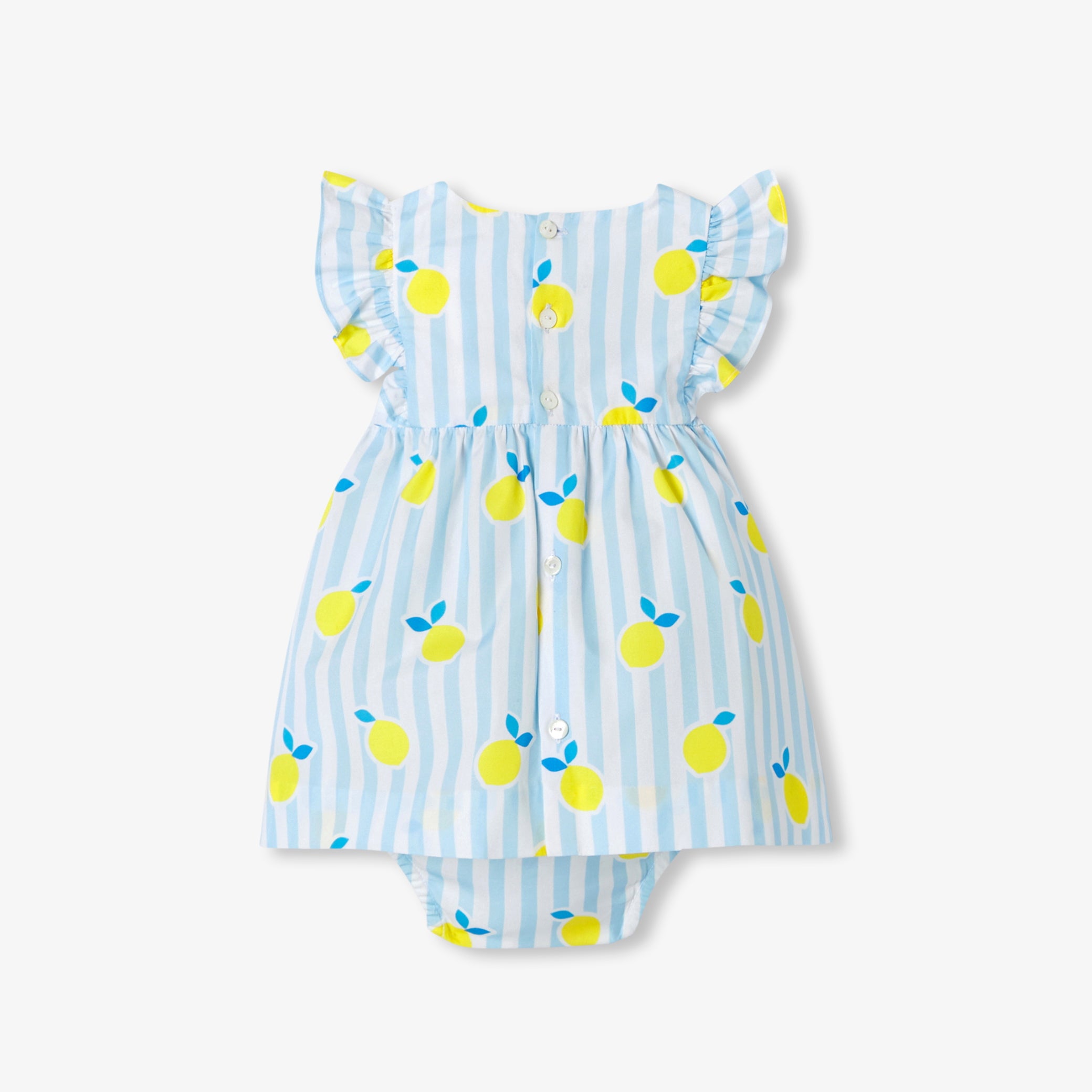 Baby girl dress in cotton poplin