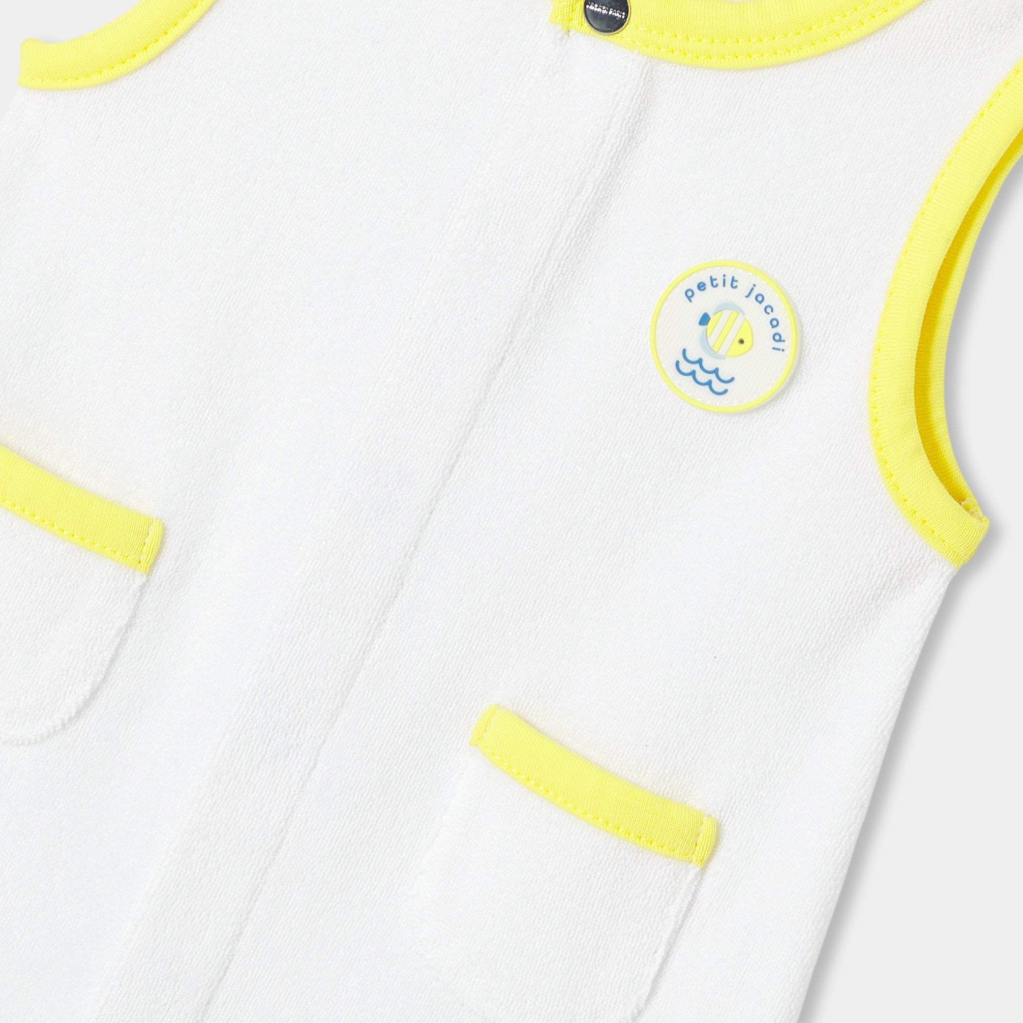 Baby boy French terry romper