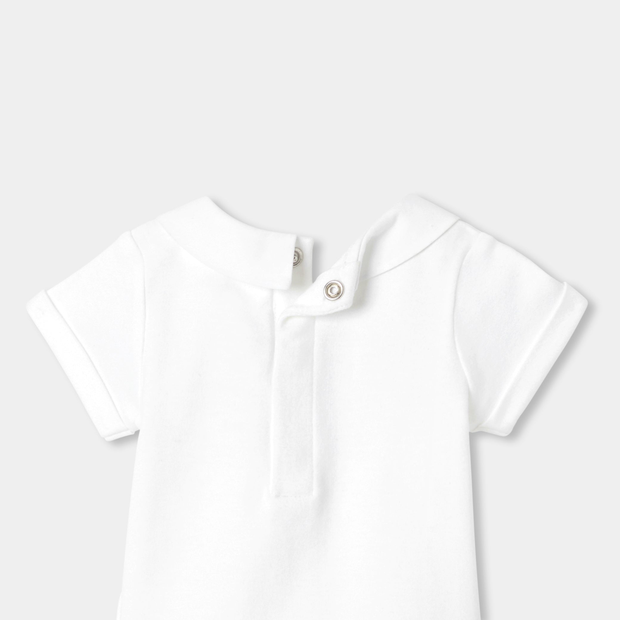 Baby boy interlock cotton bodysuit